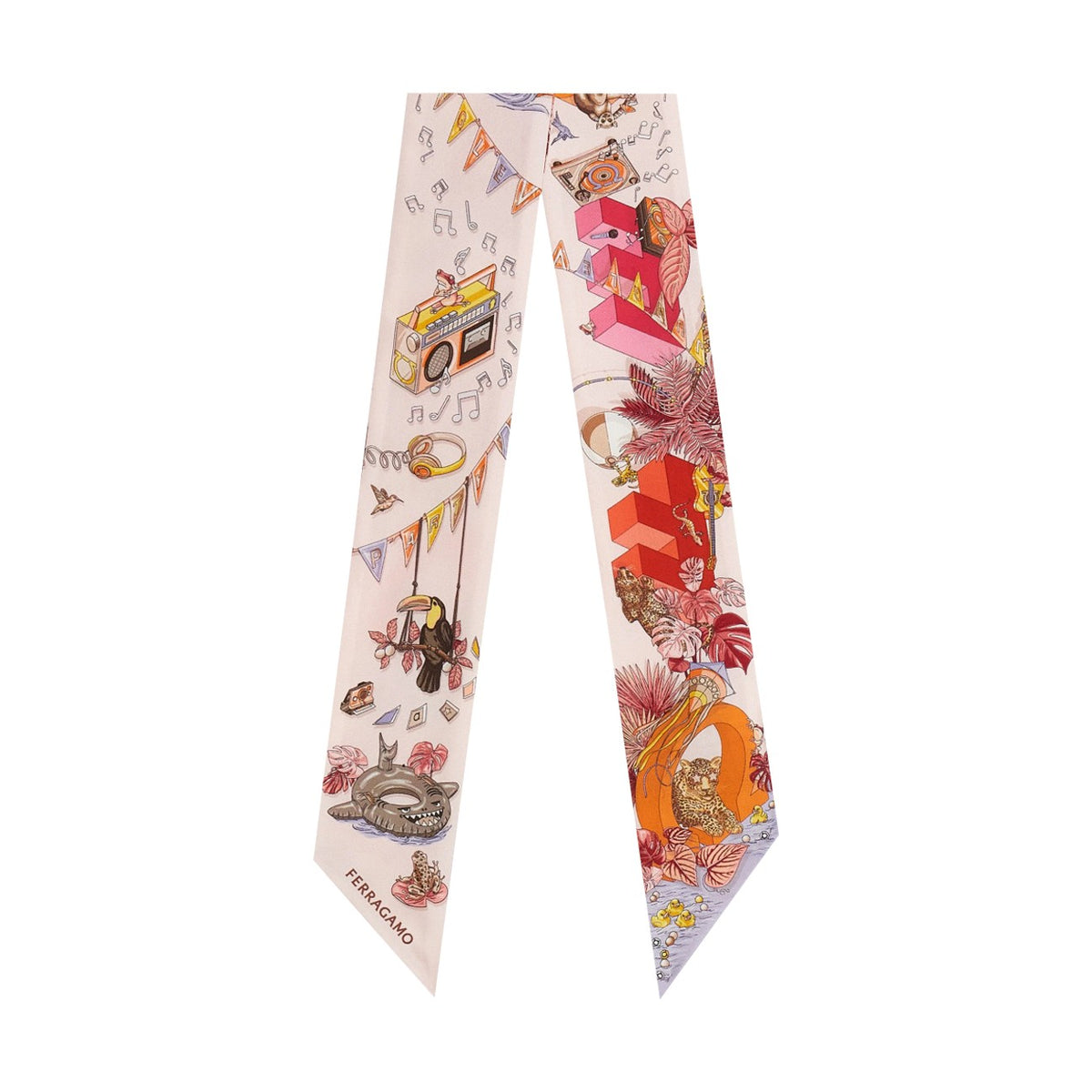 Ferragamo Women Jungle Party Print Mini Bandeau FERRAGAMO