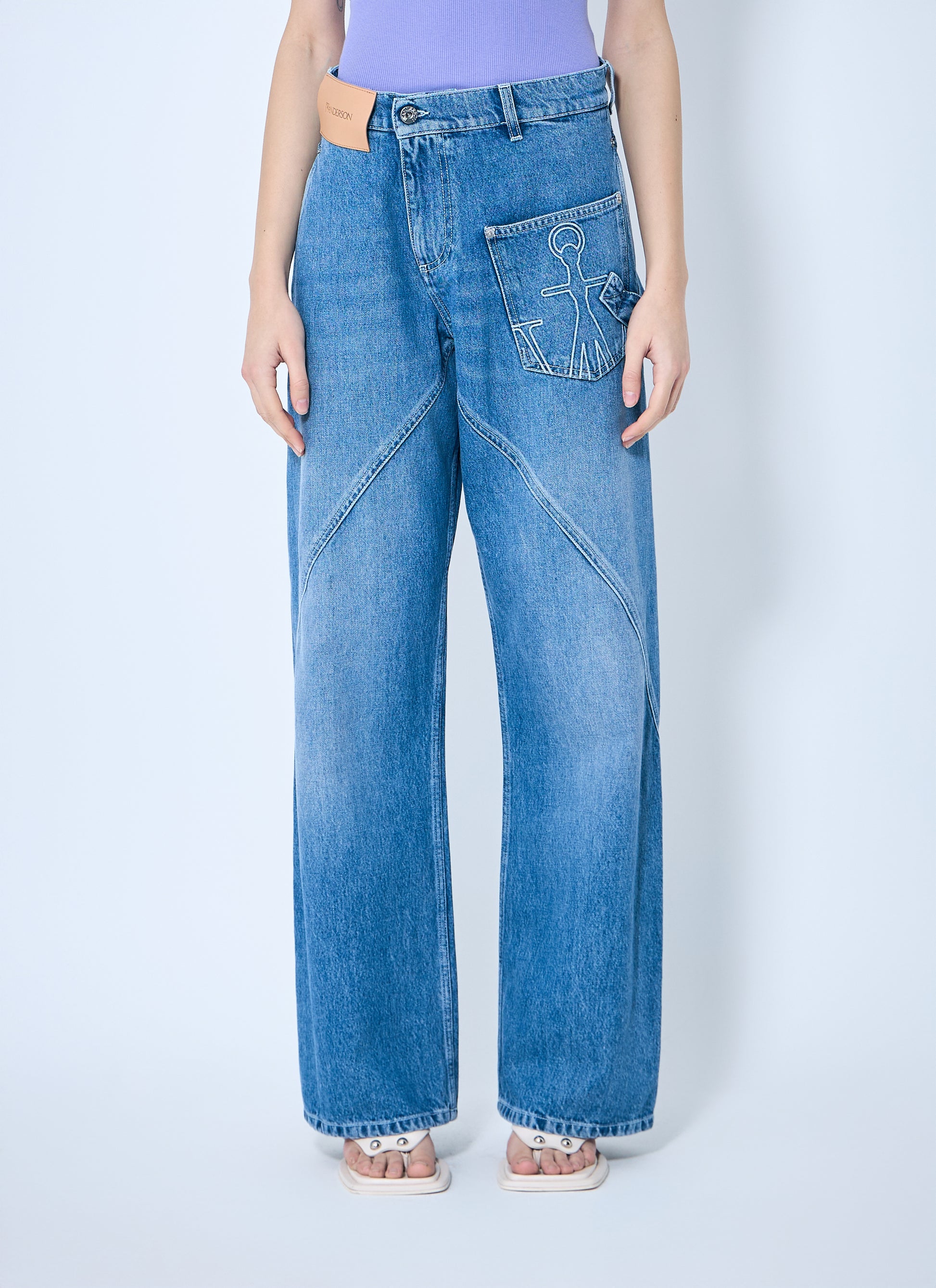 Jw Anderson Women Twisted Workwear Jeans J.W. ANDERSON