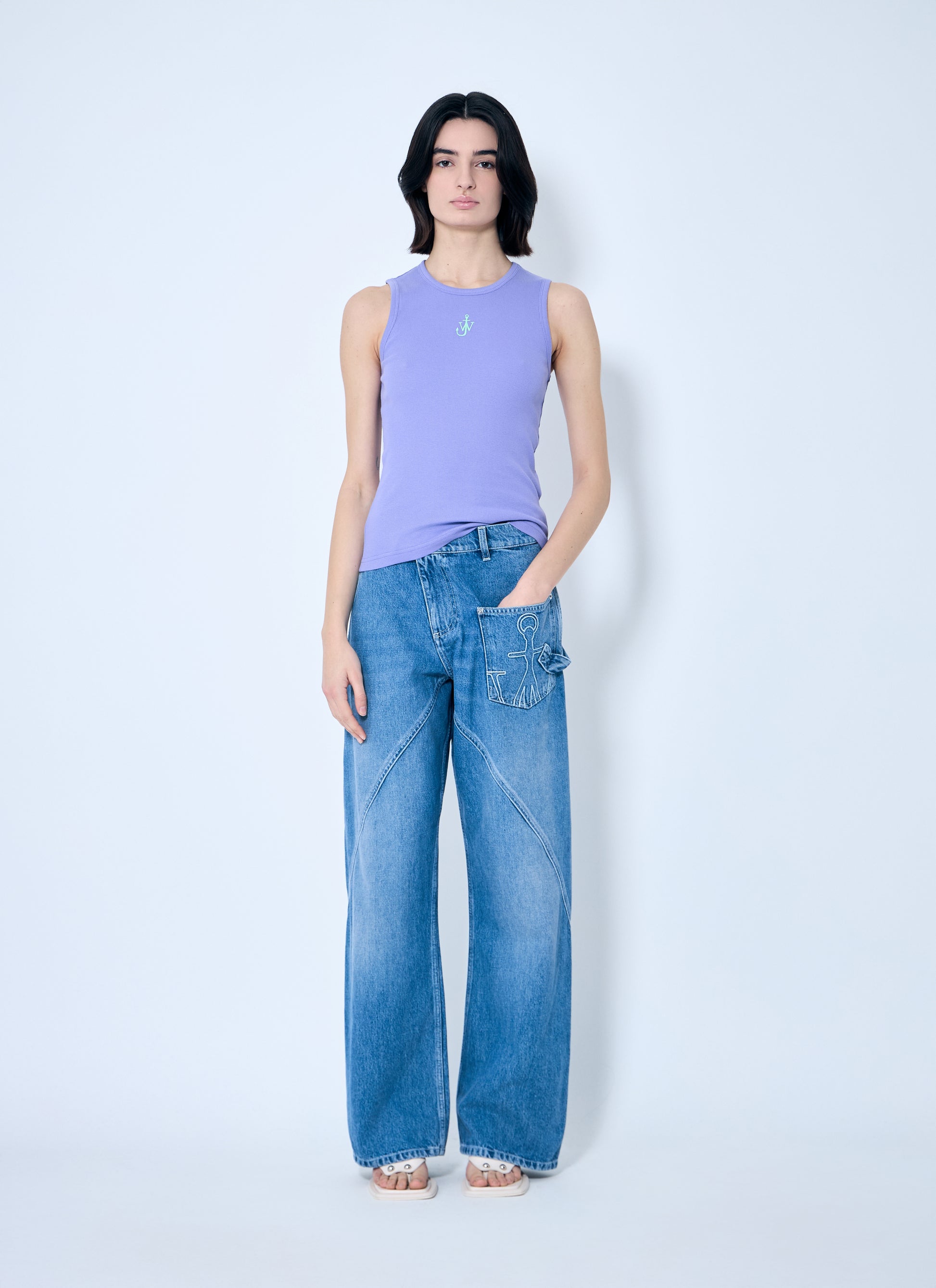 Jw Anderson Women Twisted Workwear Jeans J.W. ANDERSON
