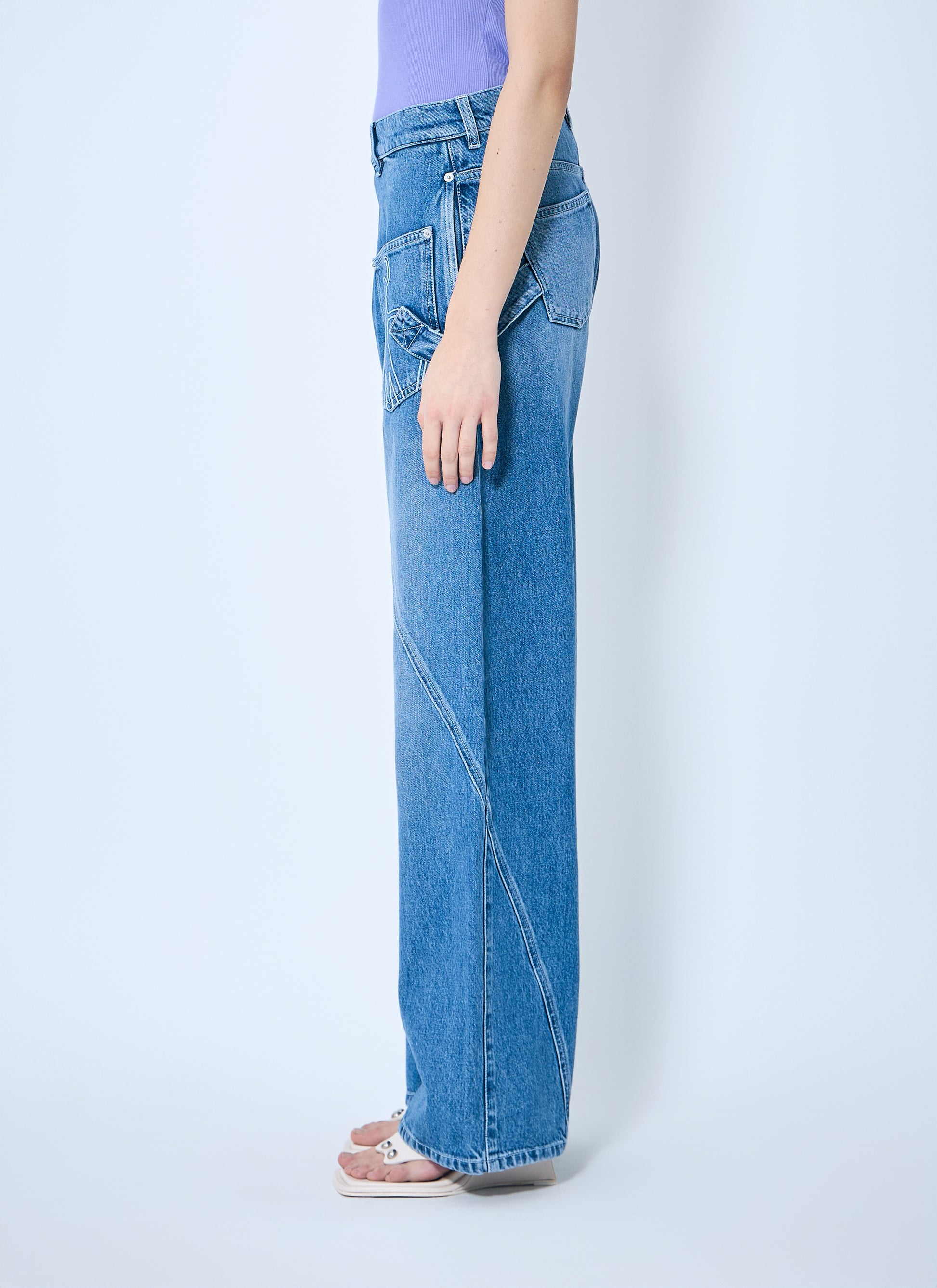 Jw Anderson Women Twisted Workwear Jeans J.W. ANDERSON