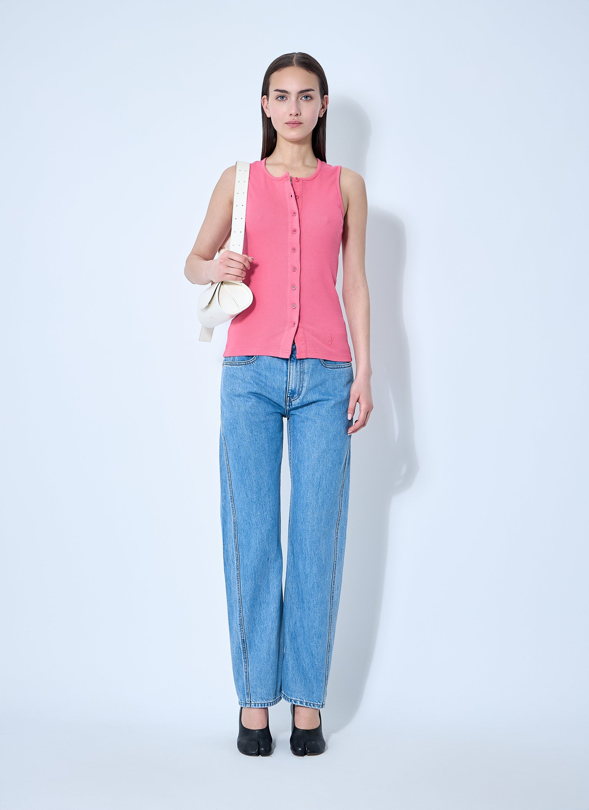 Jw Anderson Women Twisted Denim Jeans J.W. ANDERSON