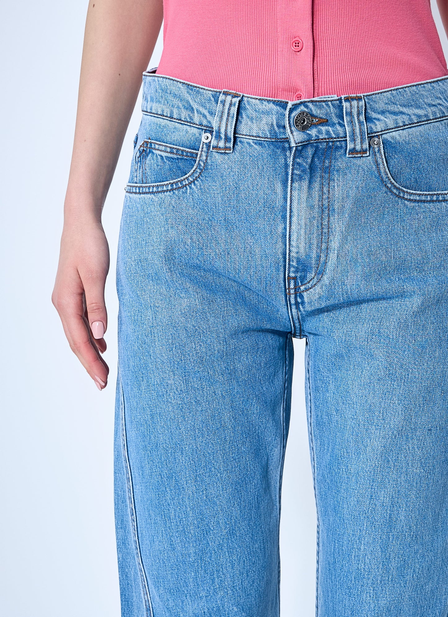 Jw Anderson Women Twisted Denim Jeans J.W. ANDERSON