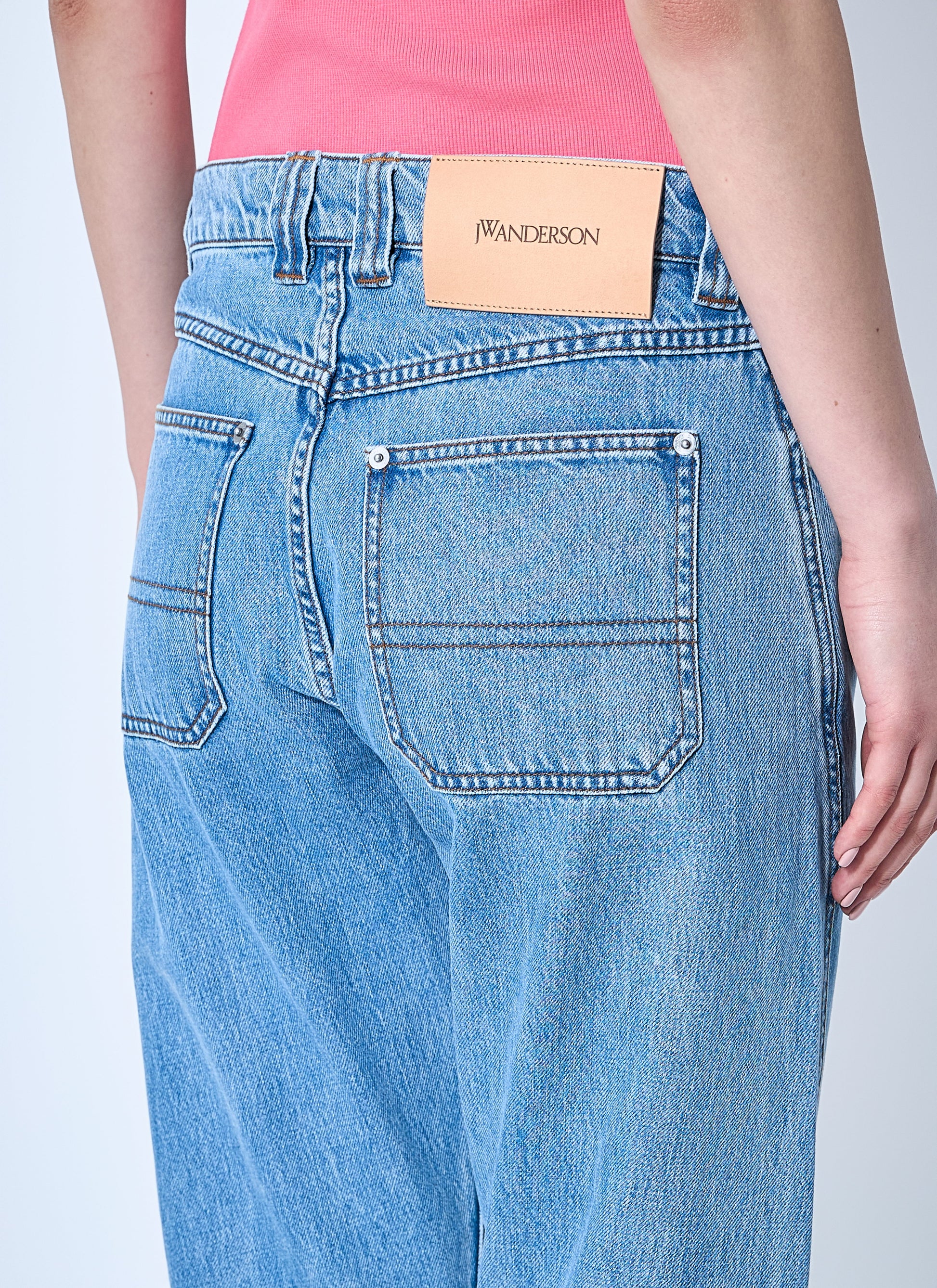 Jw Anderson Women Twisted Denim Jeans J.W. ANDERSON