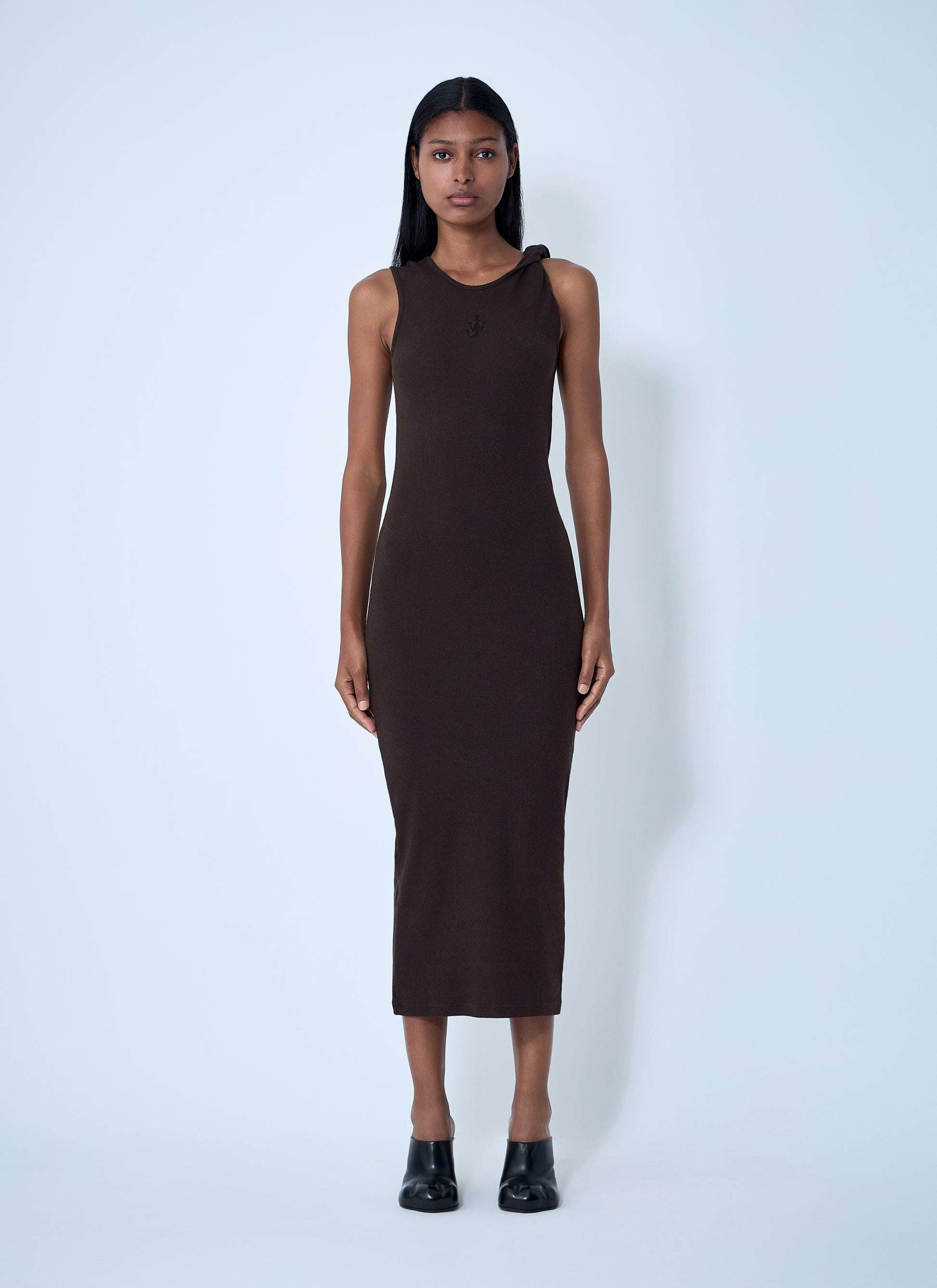 Jw Anderson Women Logo Motif Rib Dress J.W. ANDERSON