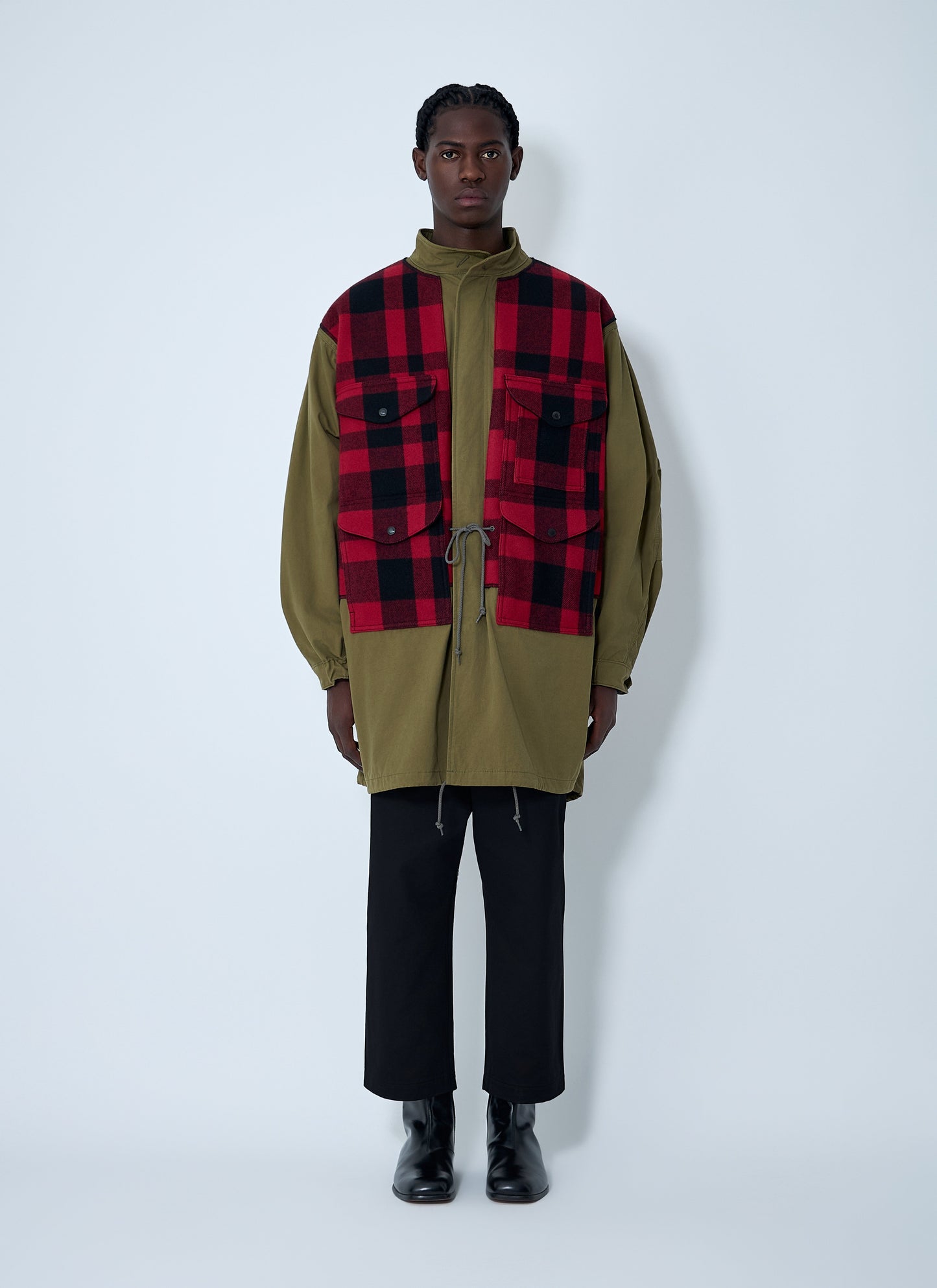 Junya Watanabe Men Check Coat JUNYA WATANABE