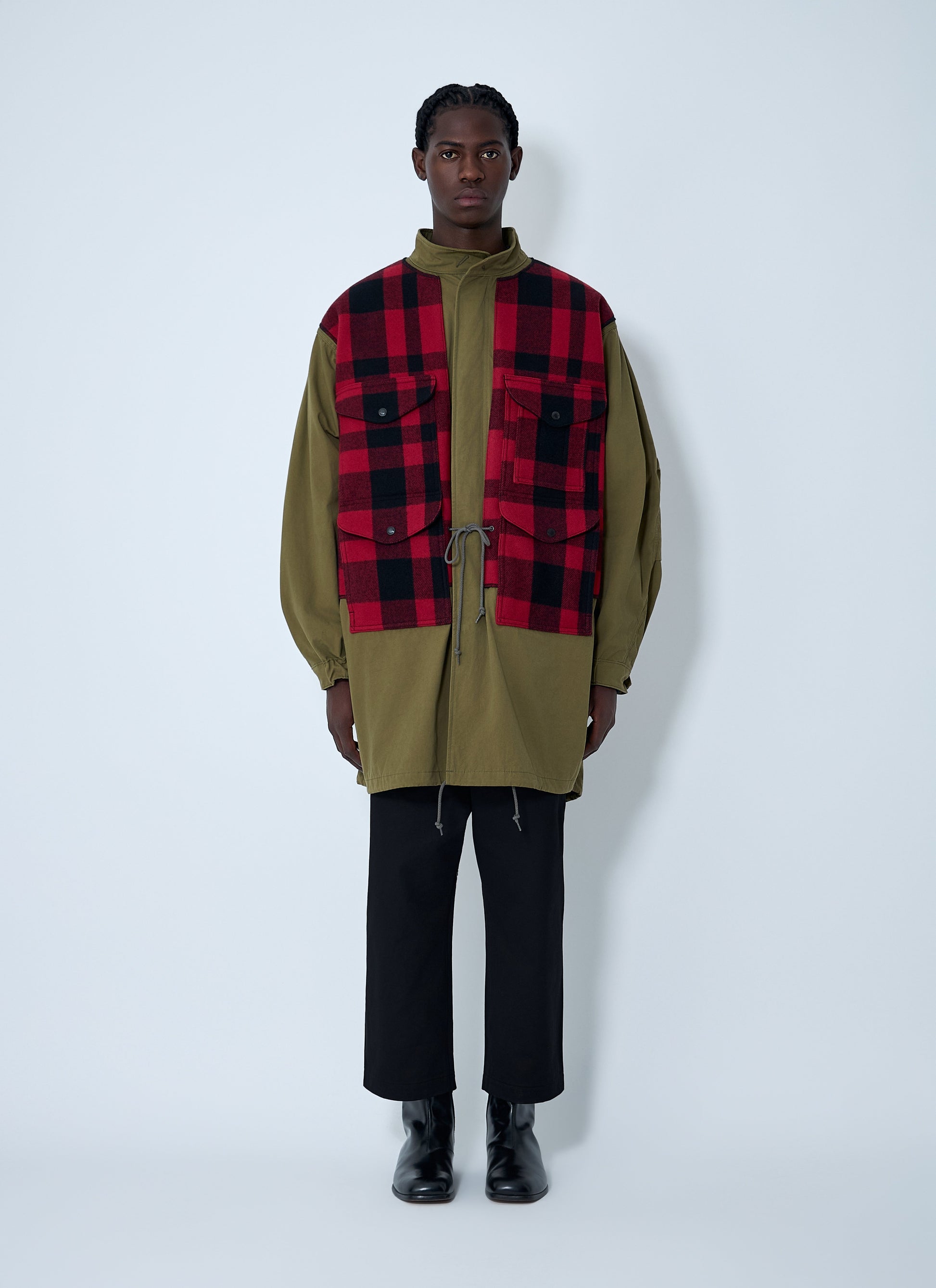 Junya Watanabe Men Check Coat JUNYA WATANABE
