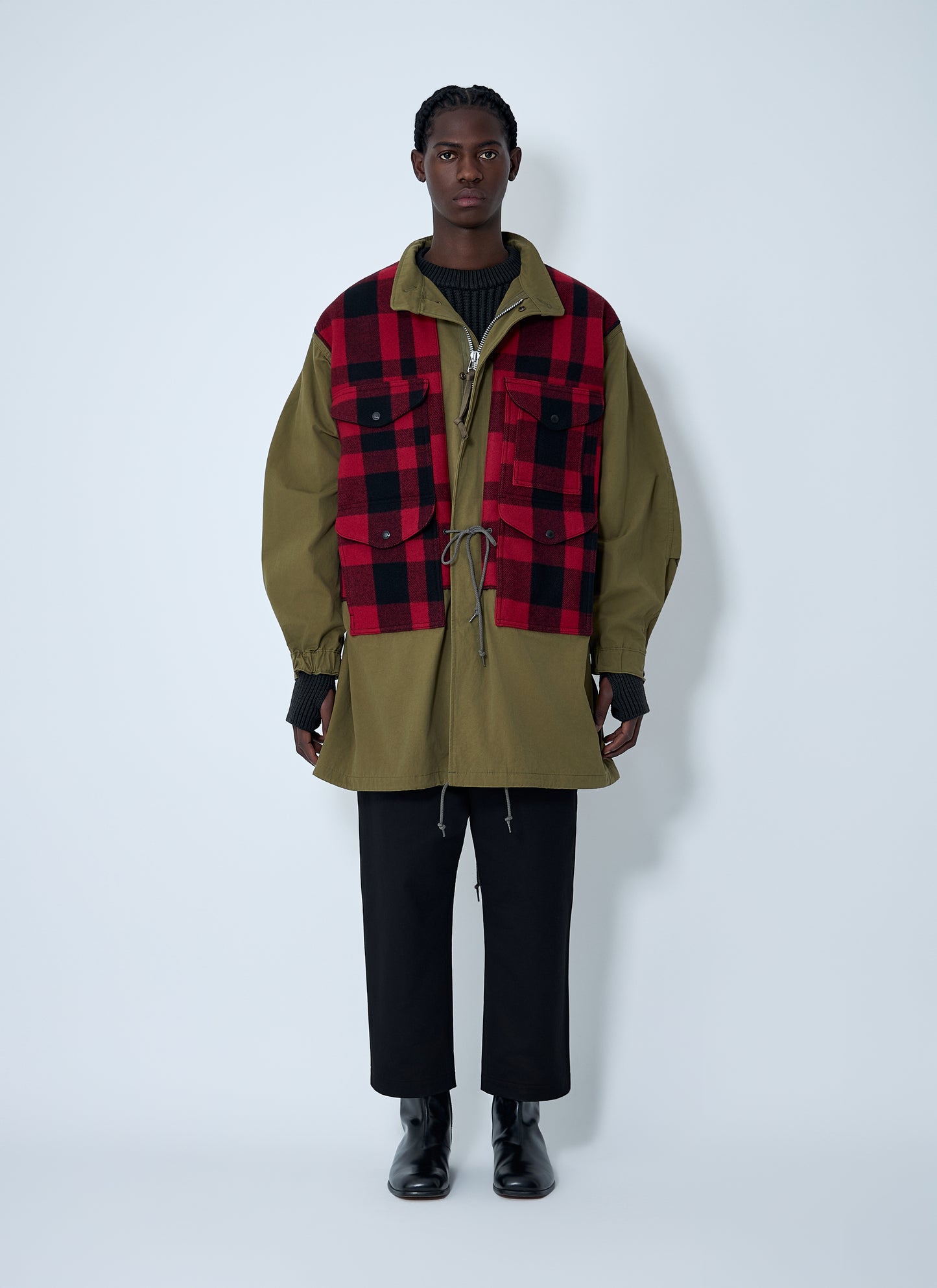 Junya Watanabe Men Check Coat JUNYA WATANABE