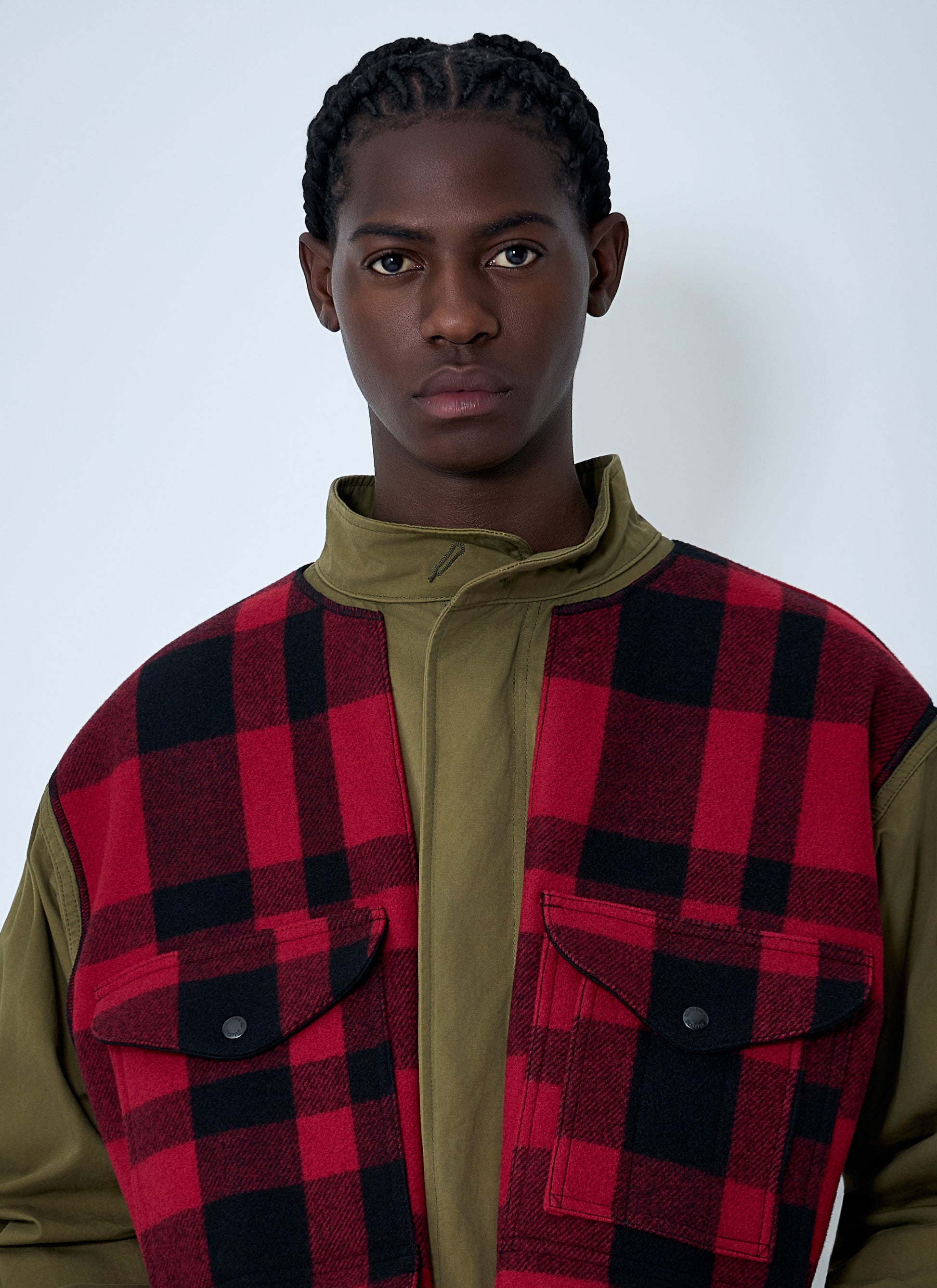 Junya Watanabe Men Check Coat JUNYA WATANABE