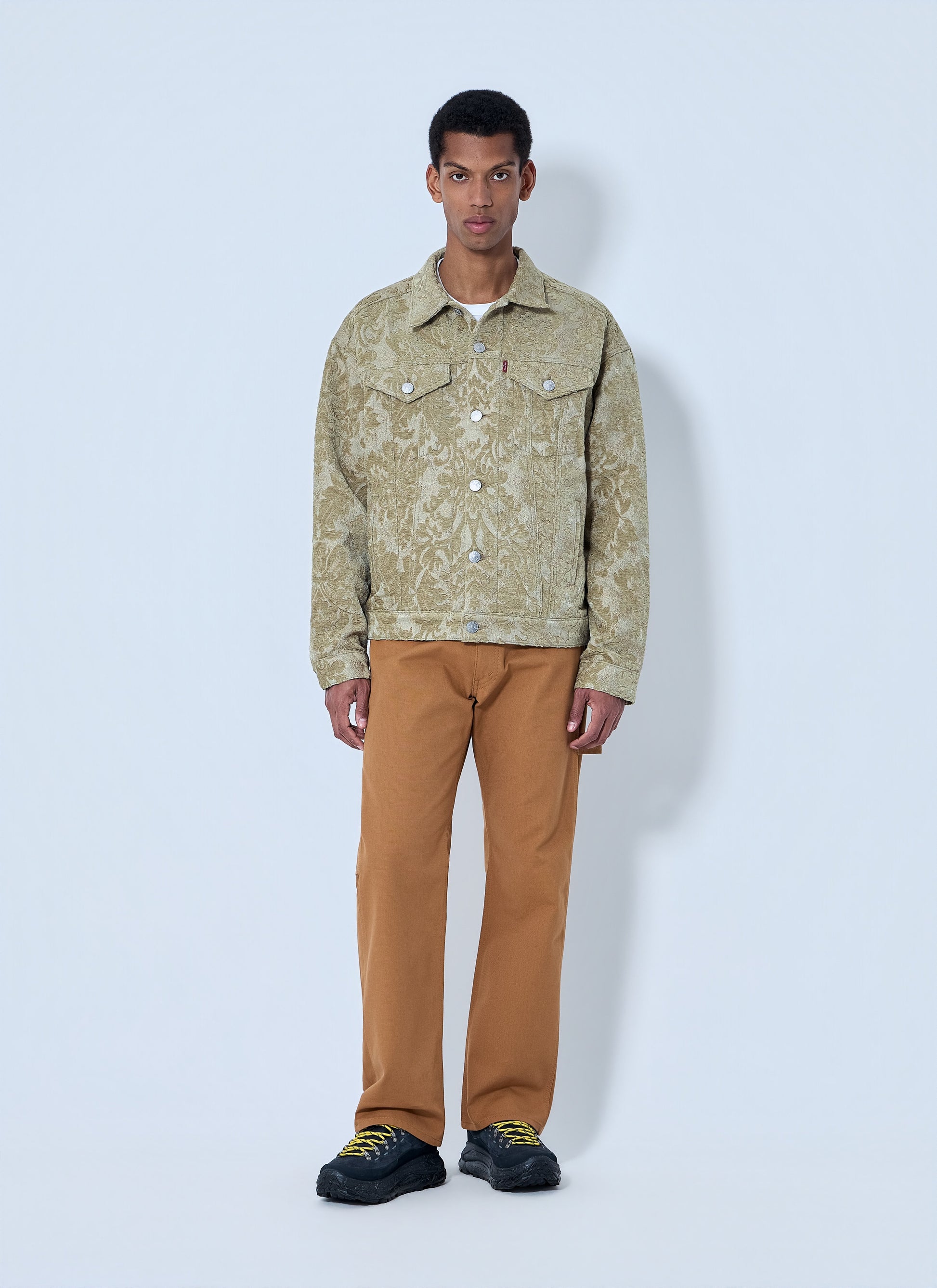 Junya Watanabe Men Patterned Denim Jacket JUNYA WATANABE