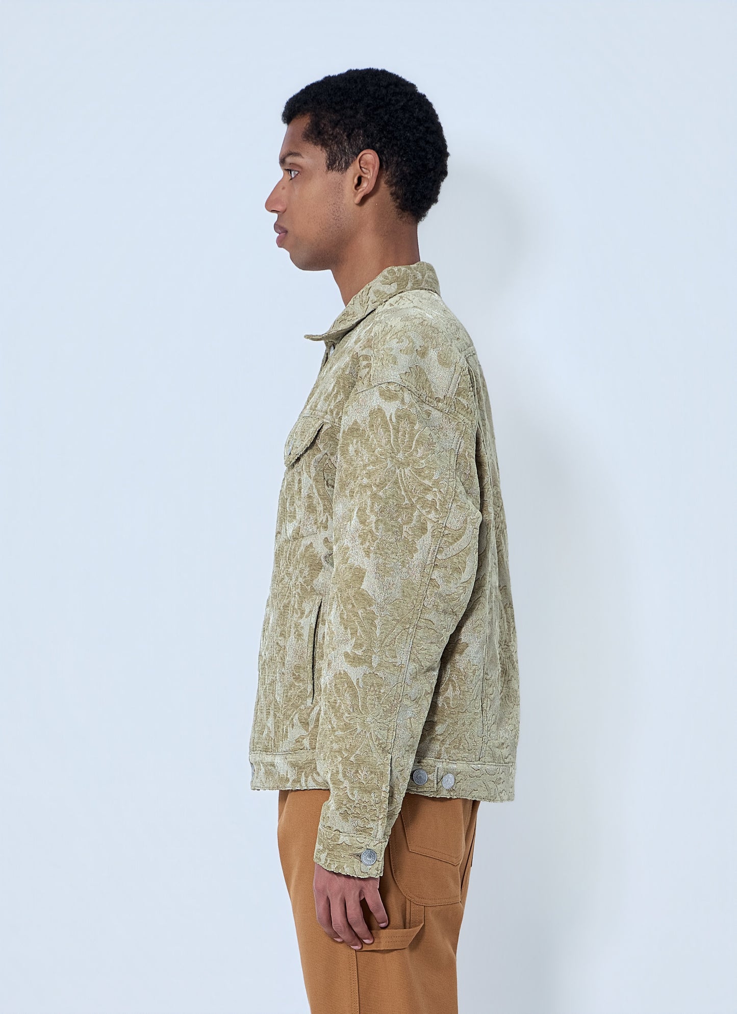 Junya Watanabe Men Patterned Denim Jacket JUNYA WATANABE