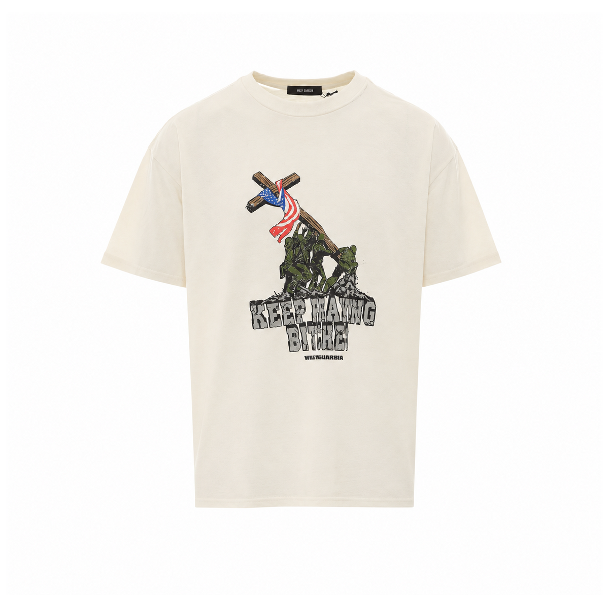 Willy Chavarria Men Keep Praying Bitches Easy T-Shirt Willy Chavarria
