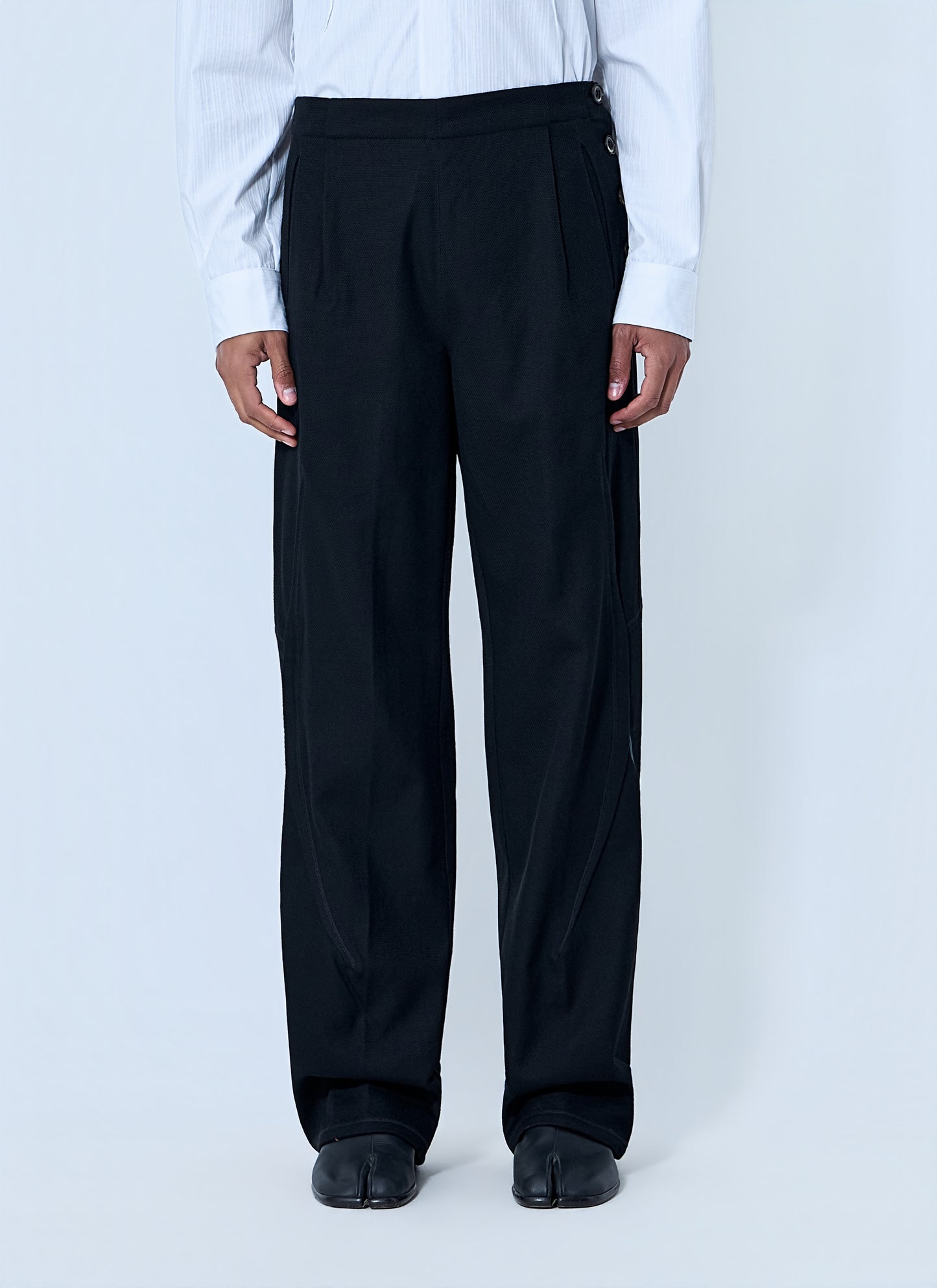 Kiko Kostadinov Men High-Waisted Pleated Trousers KIKO KOSTADINOV