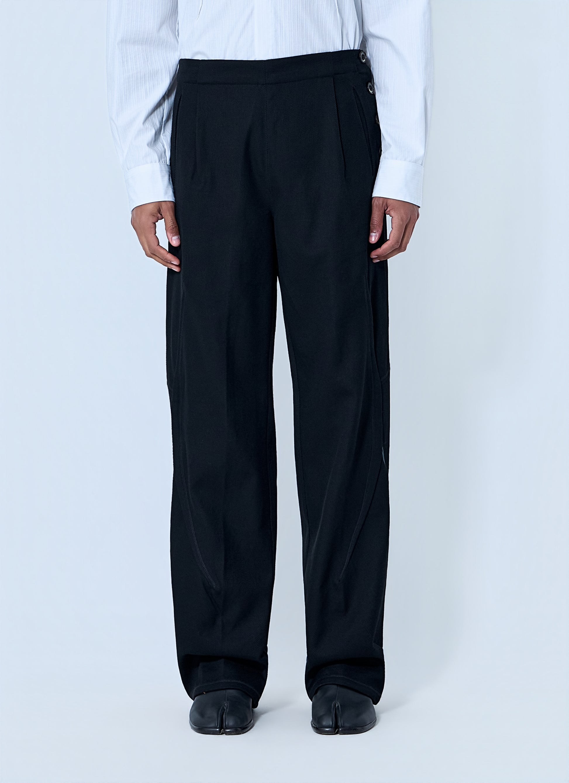 Kiko Kostadinov Men High-Waisted Pleated Trousers KIKO KOSTADINOV