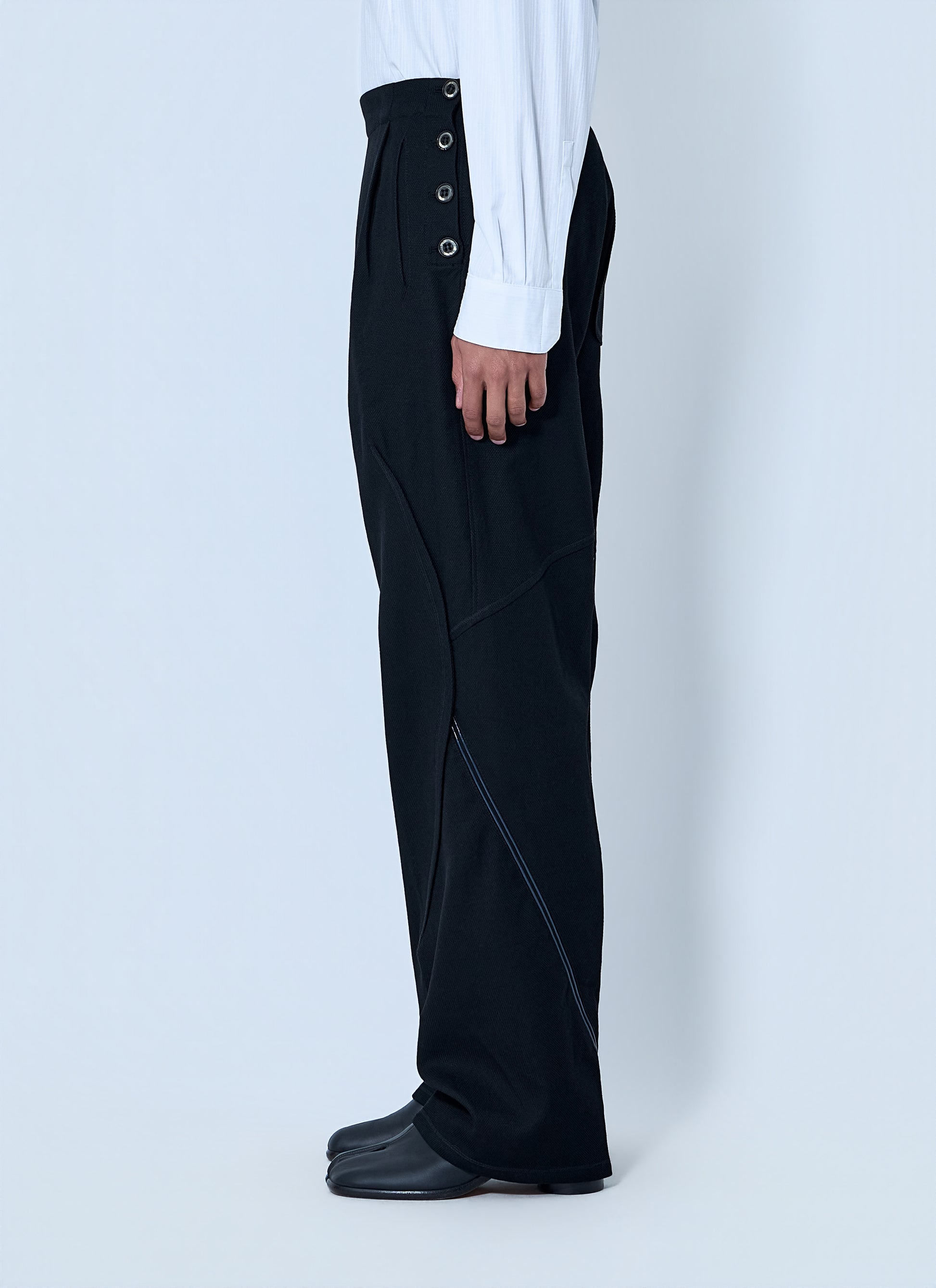 Kiko Kostadinov Men High-Waisted Pleated Trousers KIKO KOSTADINOV