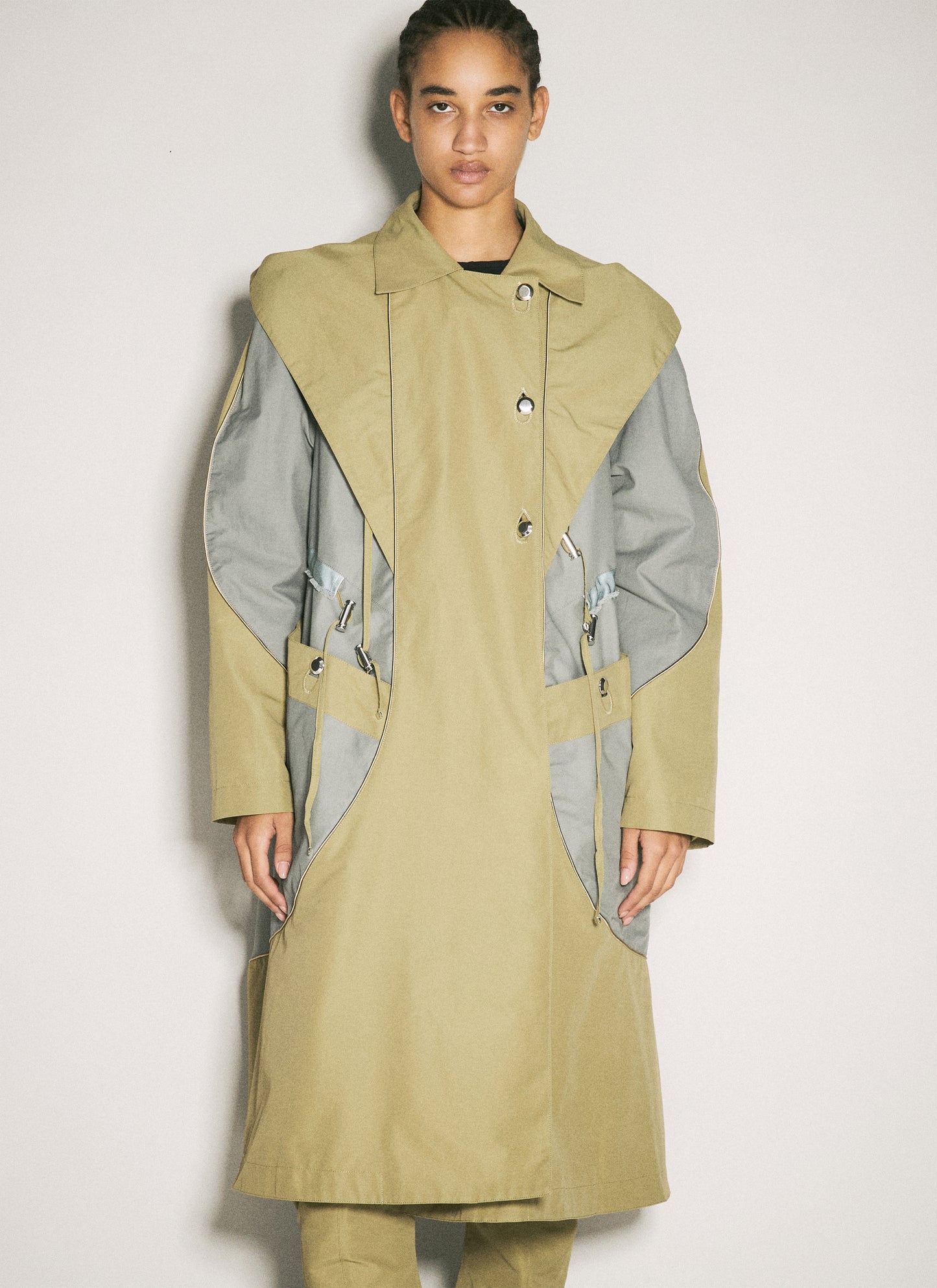 Kiko Kostadinov Women Herne Hooded Trench Coat Kiko Kostadinov