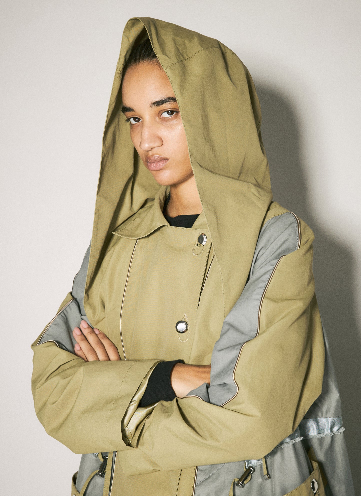 Kiko Kostadinov Women Herne Hooded Trench Coat Kiko Kostadinov