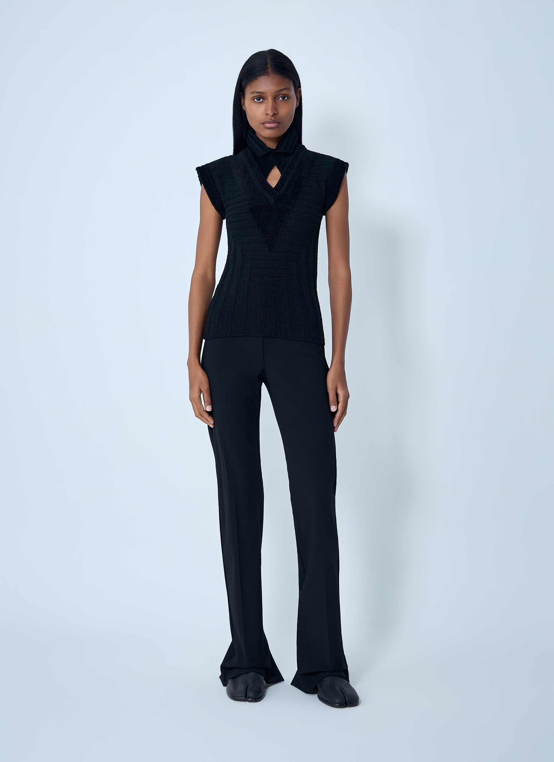 Kiko Kostadinov Women Quimby Knitted Polo Vest Kiko Kostadinov