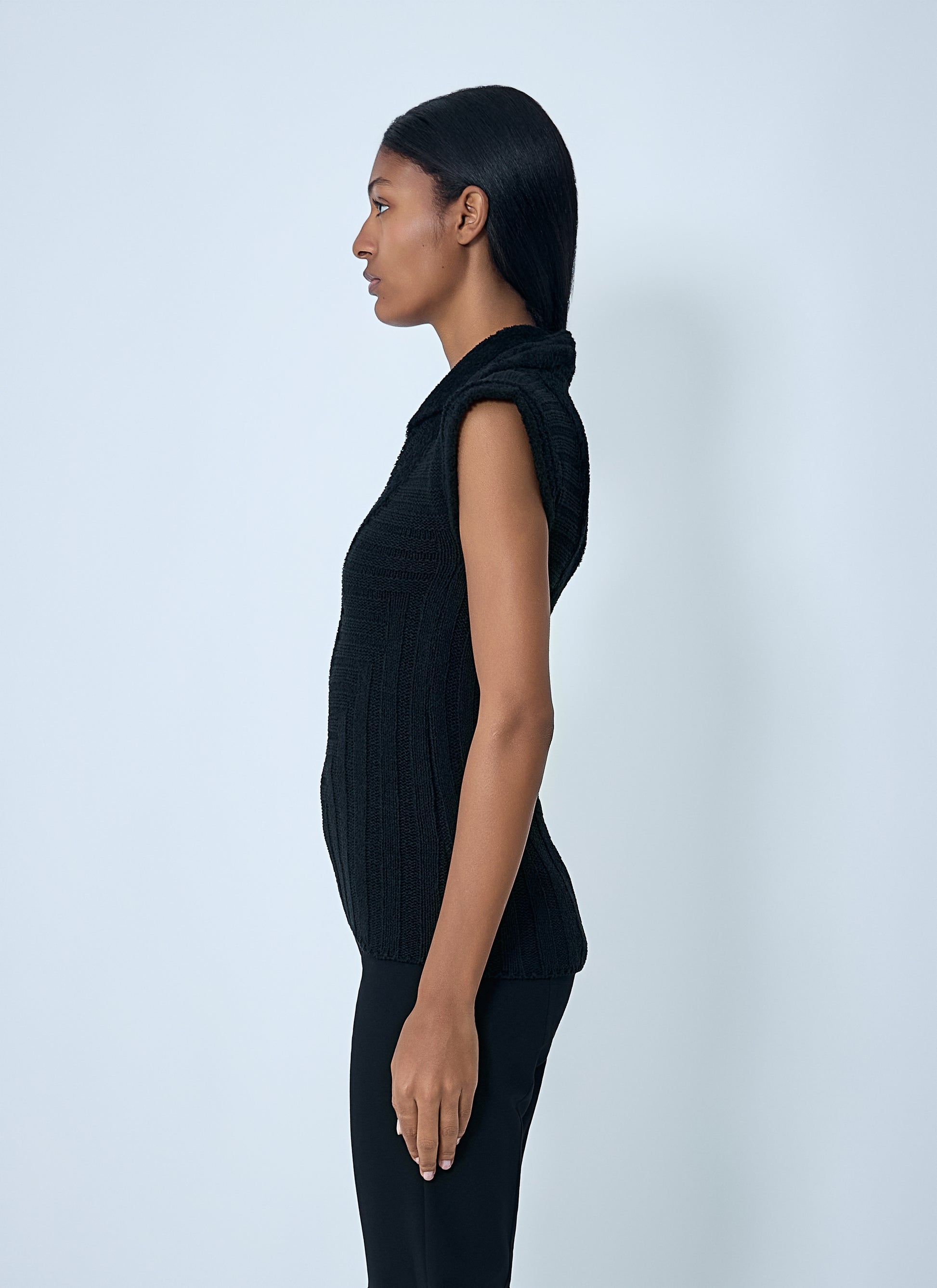 Kiko Kostadinov Women Quimby Knitted Polo Vest Kiko Kostadinov