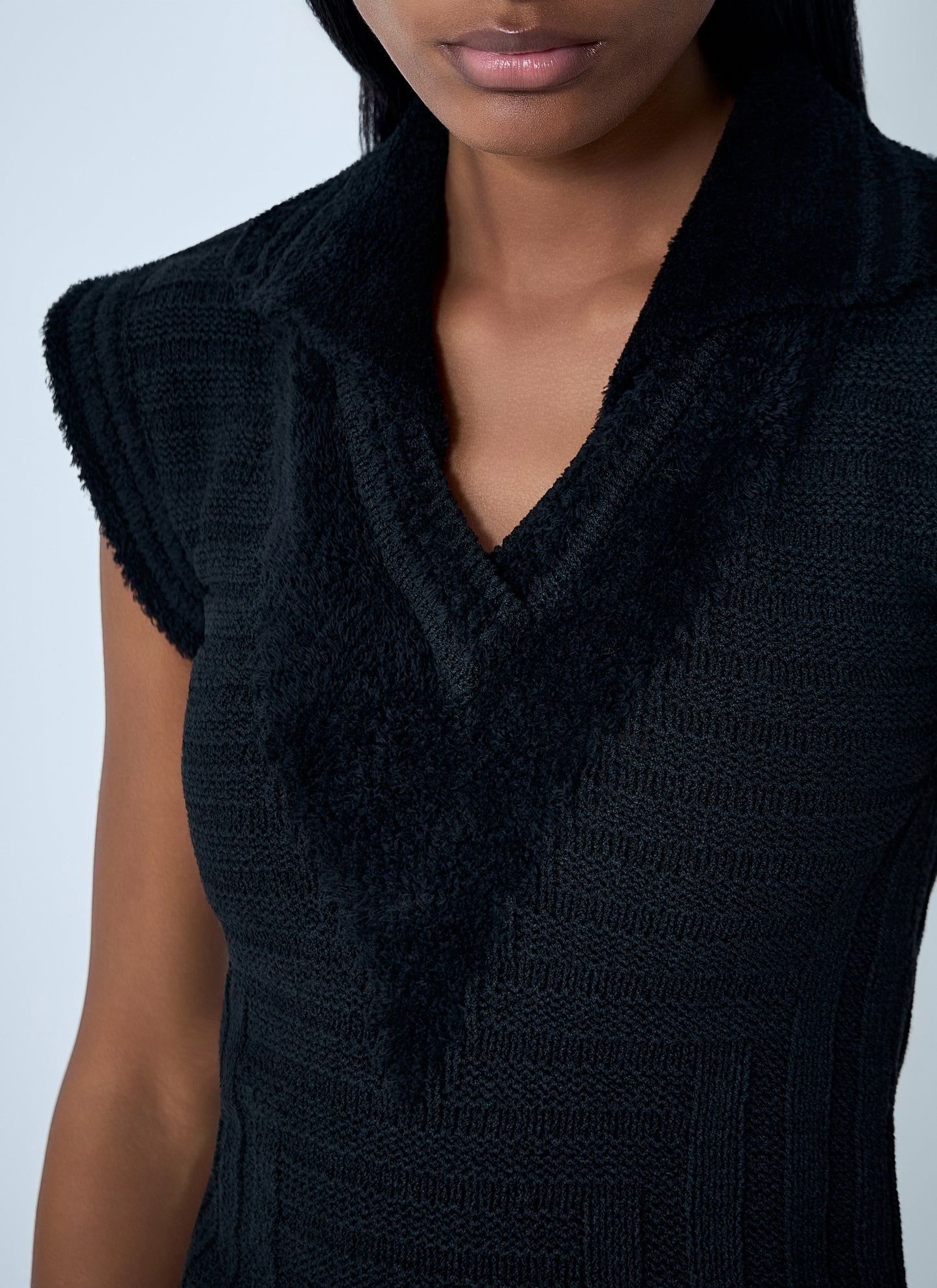 Kiko Kostadinov Women Quimby Knitted Polo Vest Kiko Kostadinov