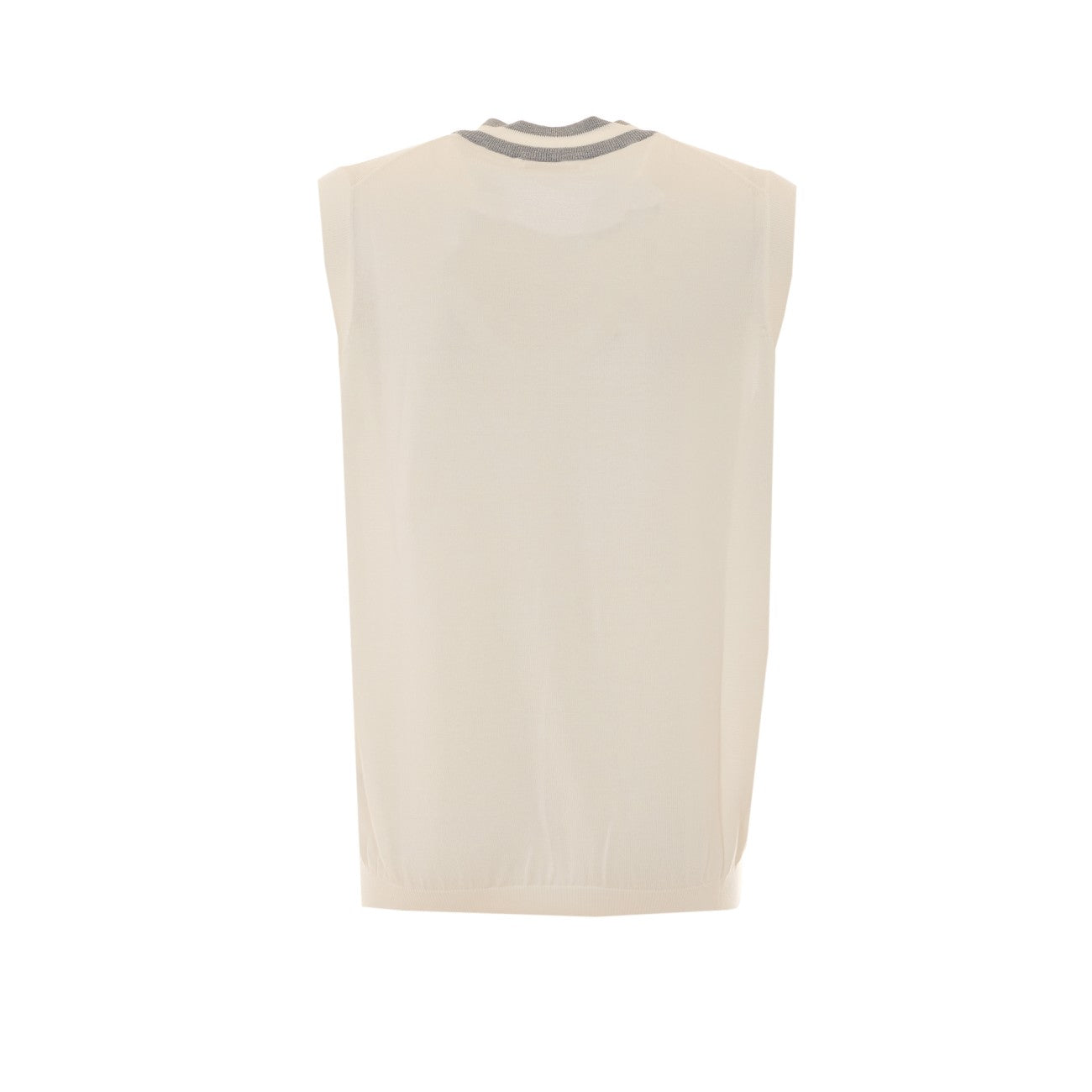Brunello Cucinelli Men Knit Logo Vest BRUNELLO CUCINELLI