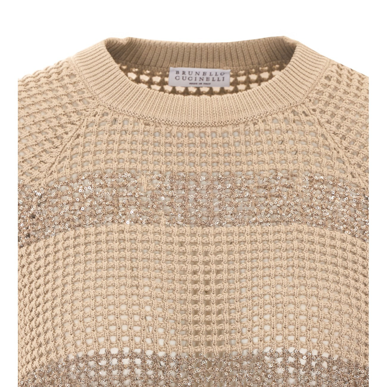 Brunello Cucinelli Women Knit Striped T-Shirt BRUNELLO CUCINELLI