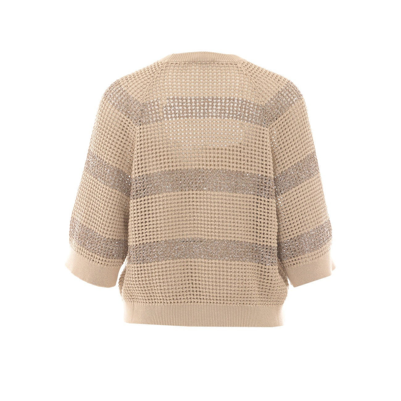 Brunello Cucinelli Women Knit Striped T-Shirt BRUNELLO CUCINELLI