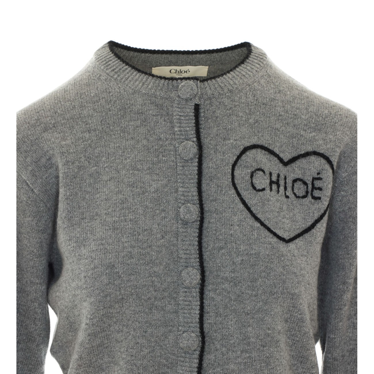 Chloe' Women Knitted Logo Cardigan CHLOE