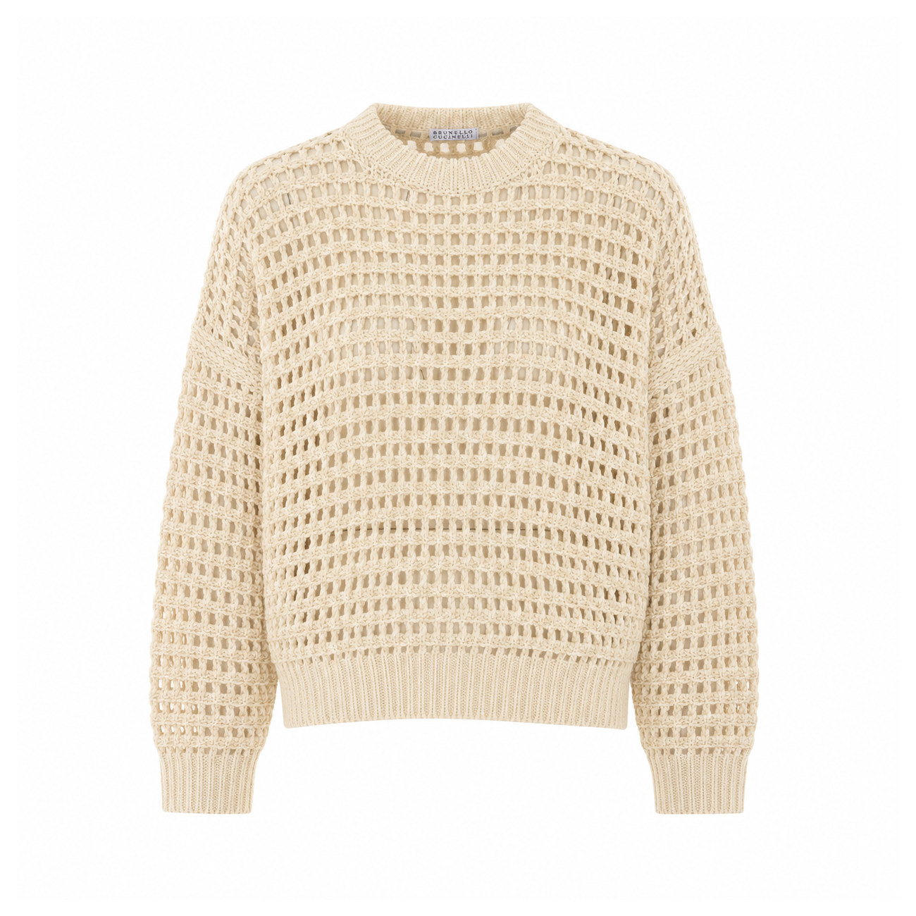 Brunello Cucinelli Women Knitted Net Sweater BRUNELLO CUCINELLI