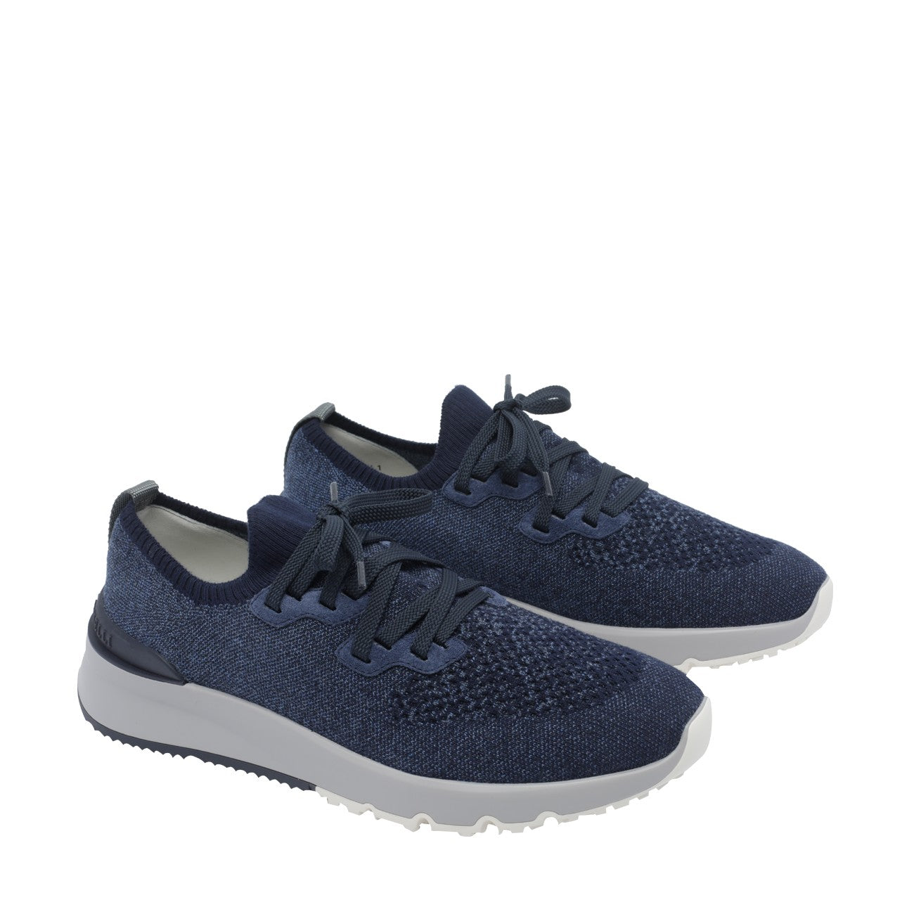 Brunello Cucinelli Men Knitted Runner Sneakers With Logo BRUNELLO CUCINELLI