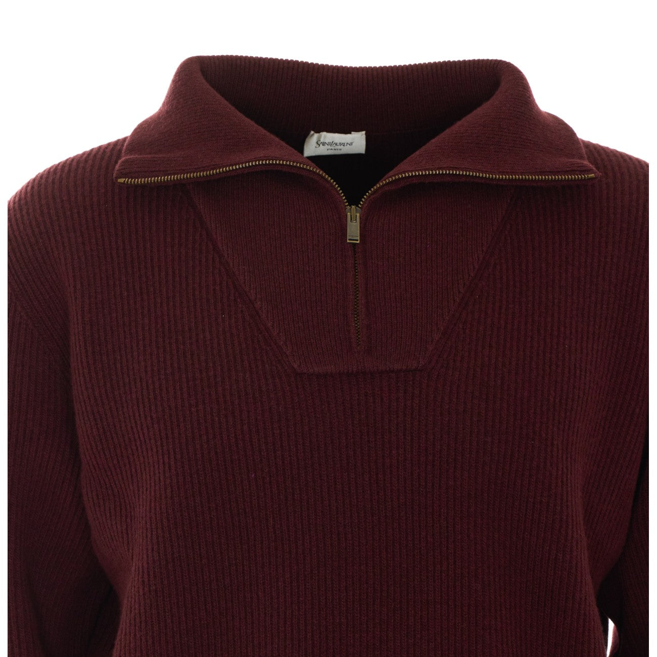 Saint Laurent Men Knitted Zip Sweater SAINT LAURENT