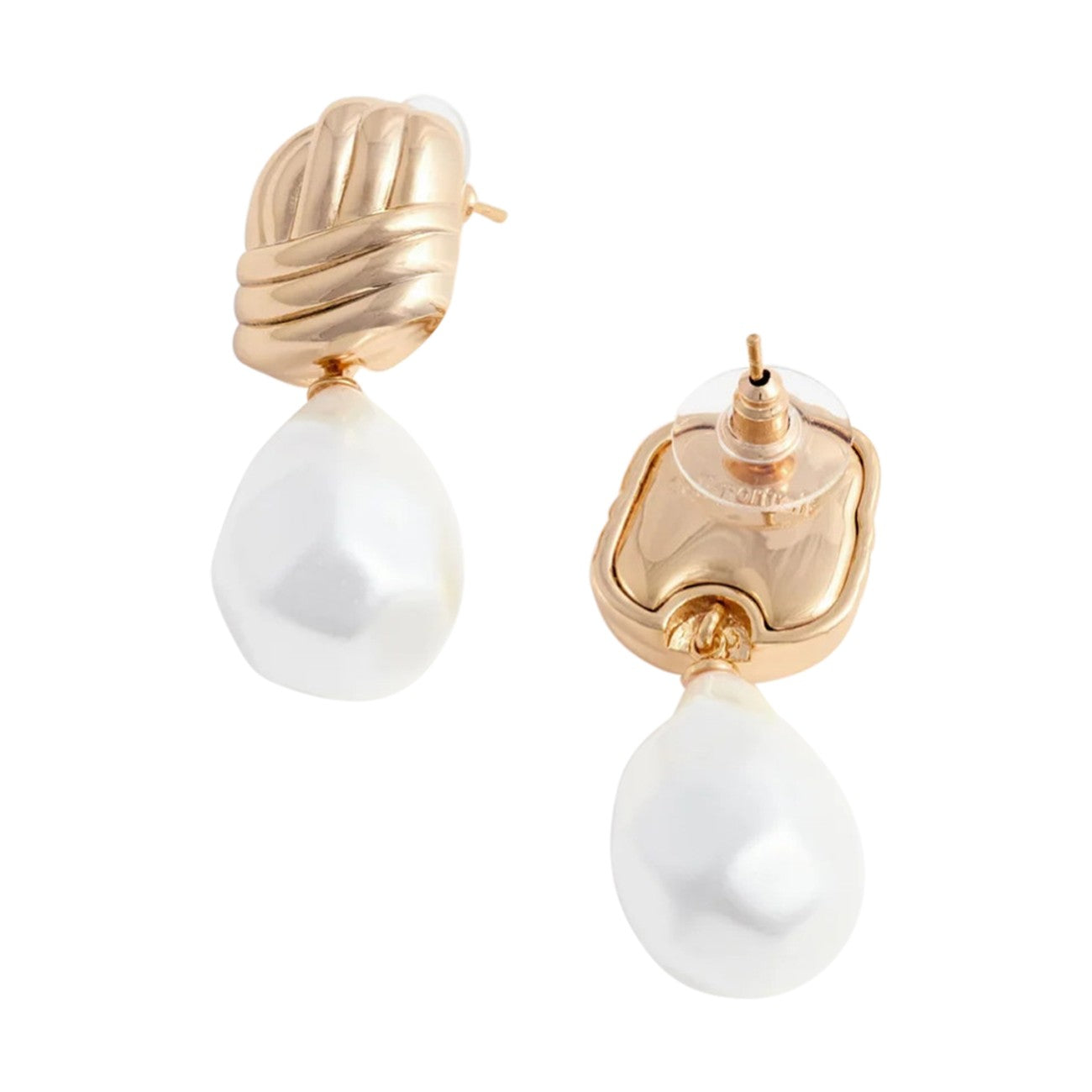 Self Portrait Women Knot Pearl Earrings SELF-PORTRAIT