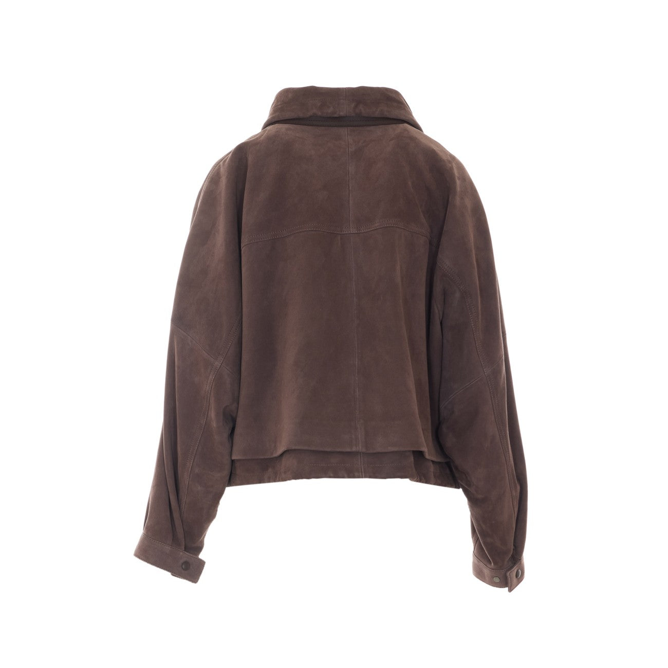Loewe Women L Loewe Logo Suede Goatskin Jacket LOEWE
