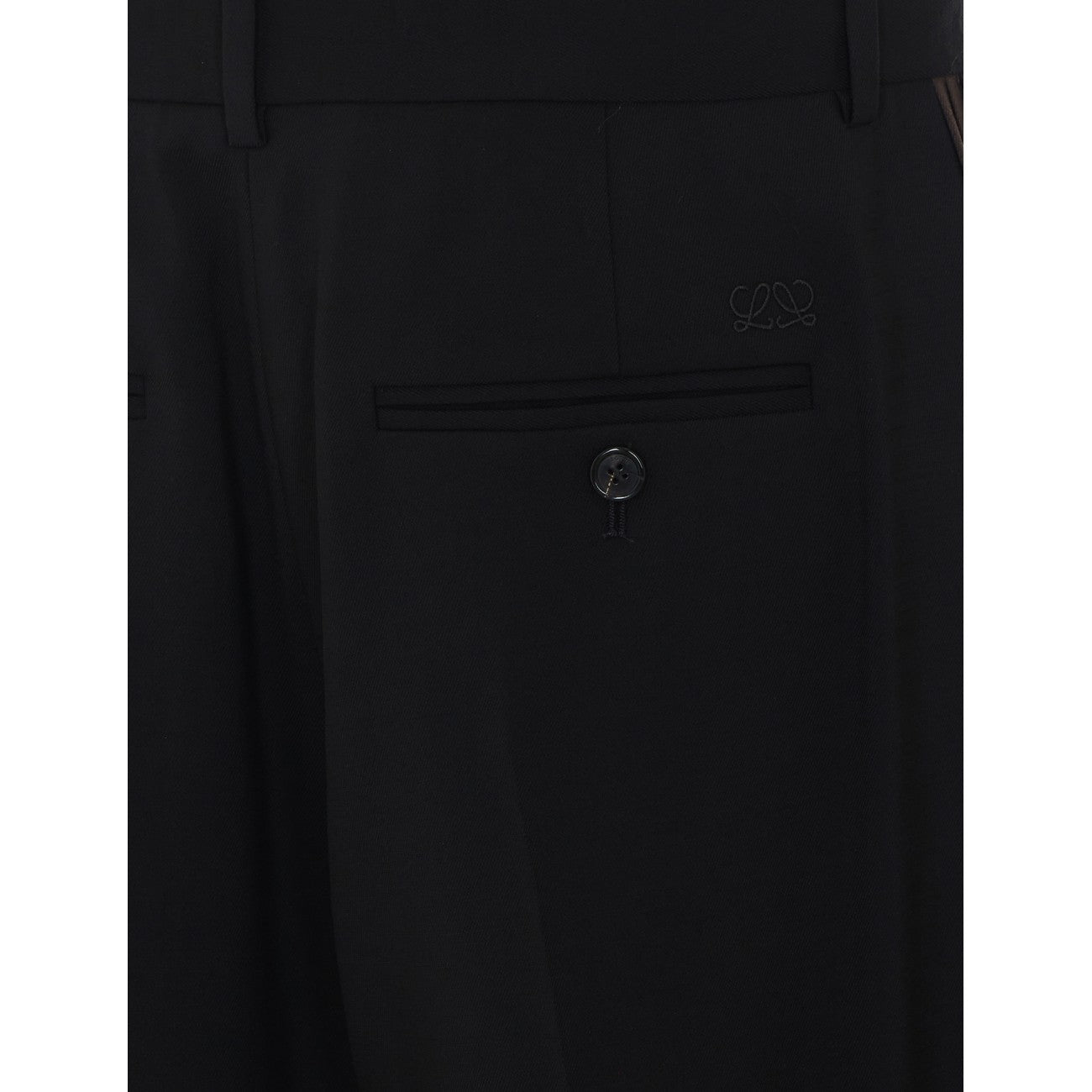 Loewe Women L Loewe Mini Logo Wool Pants LOEWE