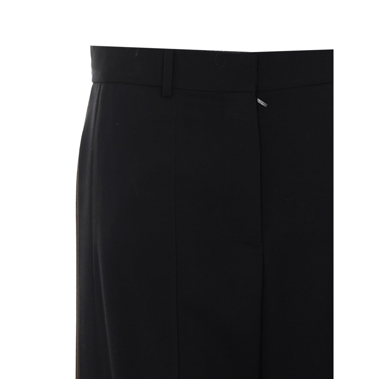 Loewe Women L Loewe Mini Logo Wool Pants LOEWE