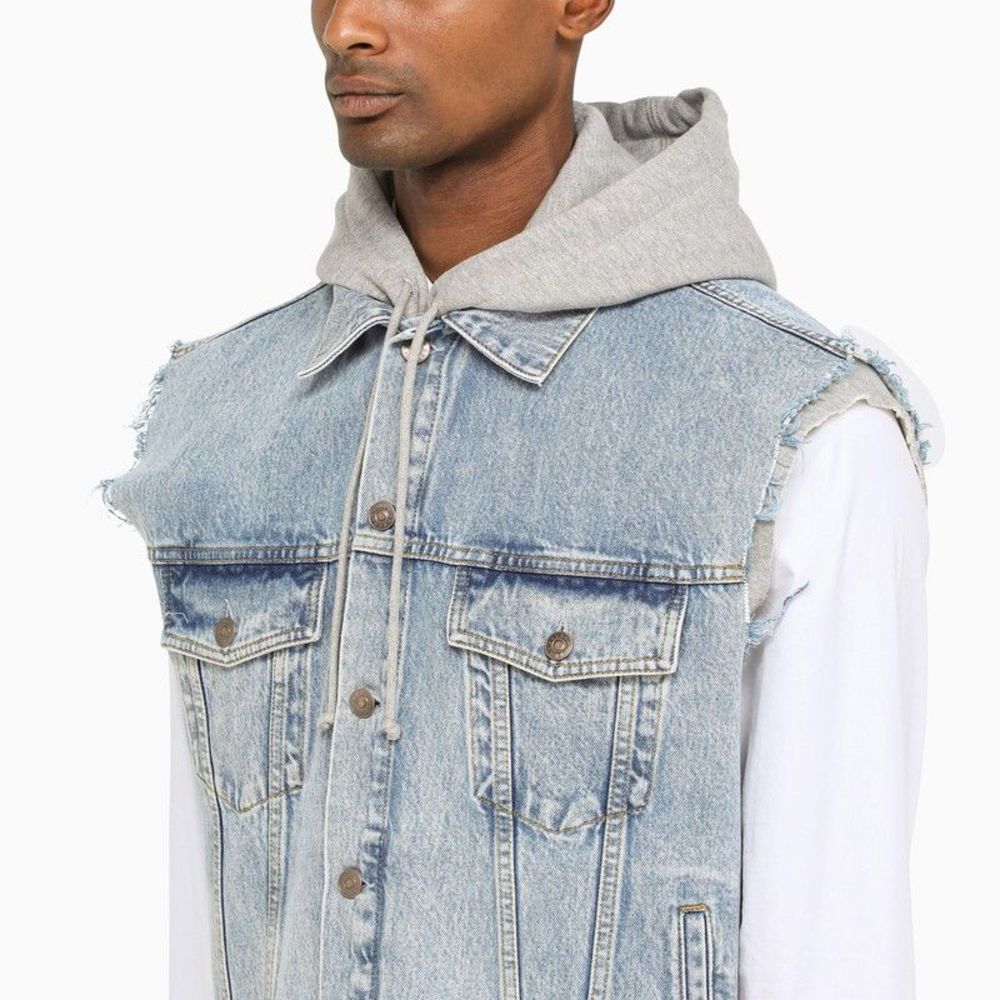 Gucci Men Denim Sleeveless Jacket GUCCI