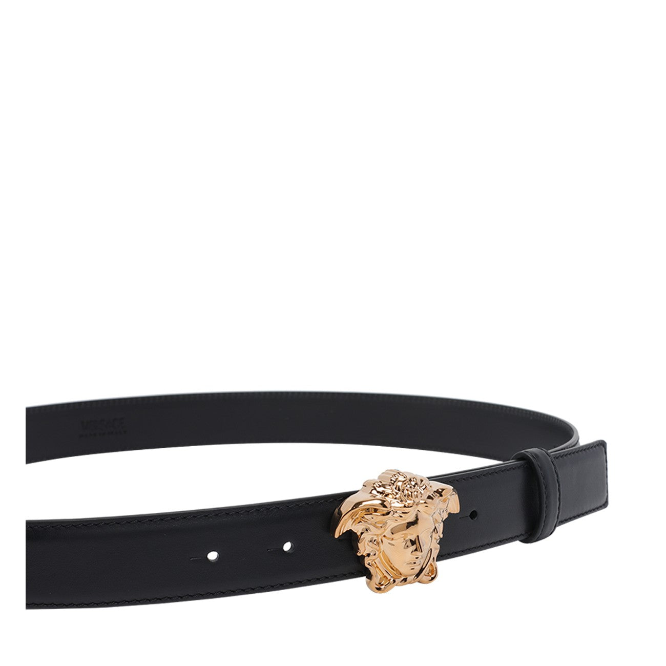 Versace Men La Medusa Leather Belt VERSACE