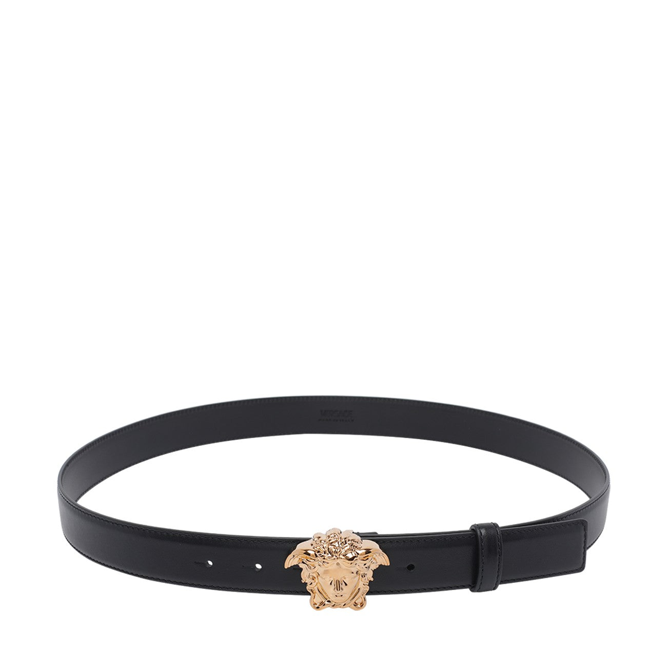 Versace Men La Medusa Leather Belt VERSACE