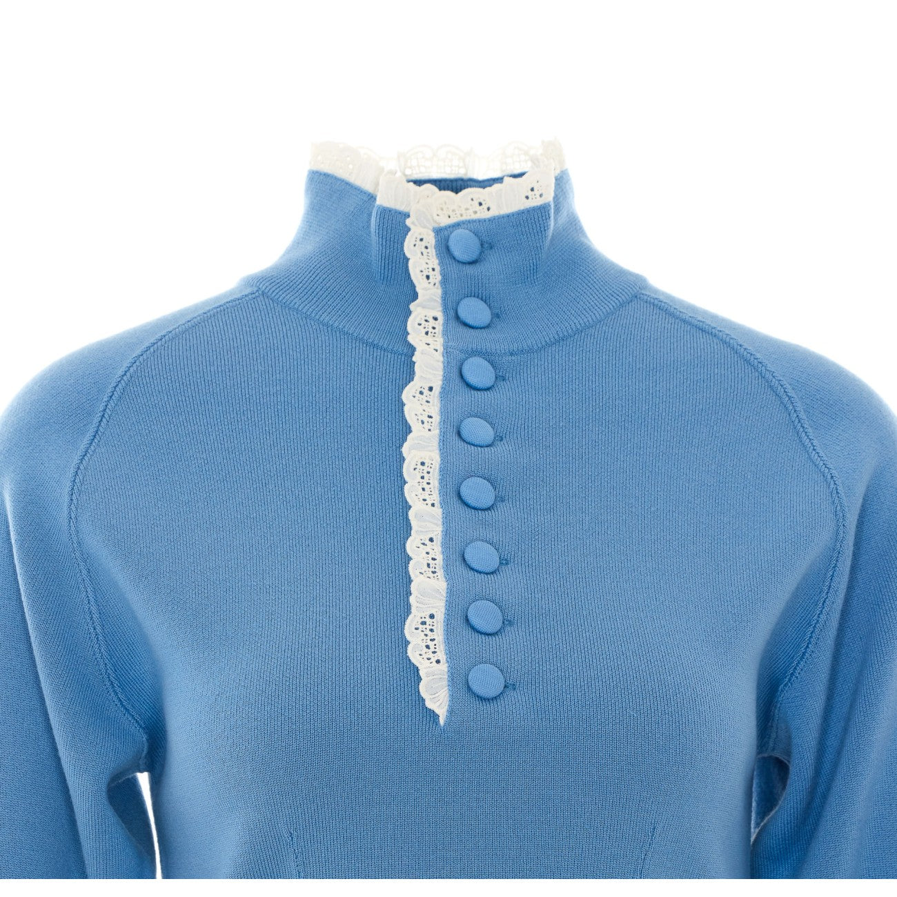 Chloe' Women Lace And Wool Knit Sweater CHLOE