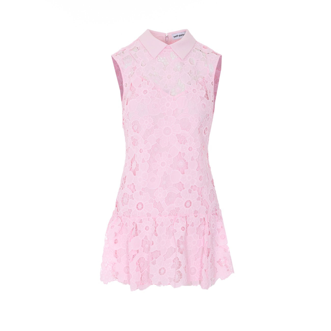 Self Portrait Women Lace Collared Mini Dress SELF-PORTRAIT