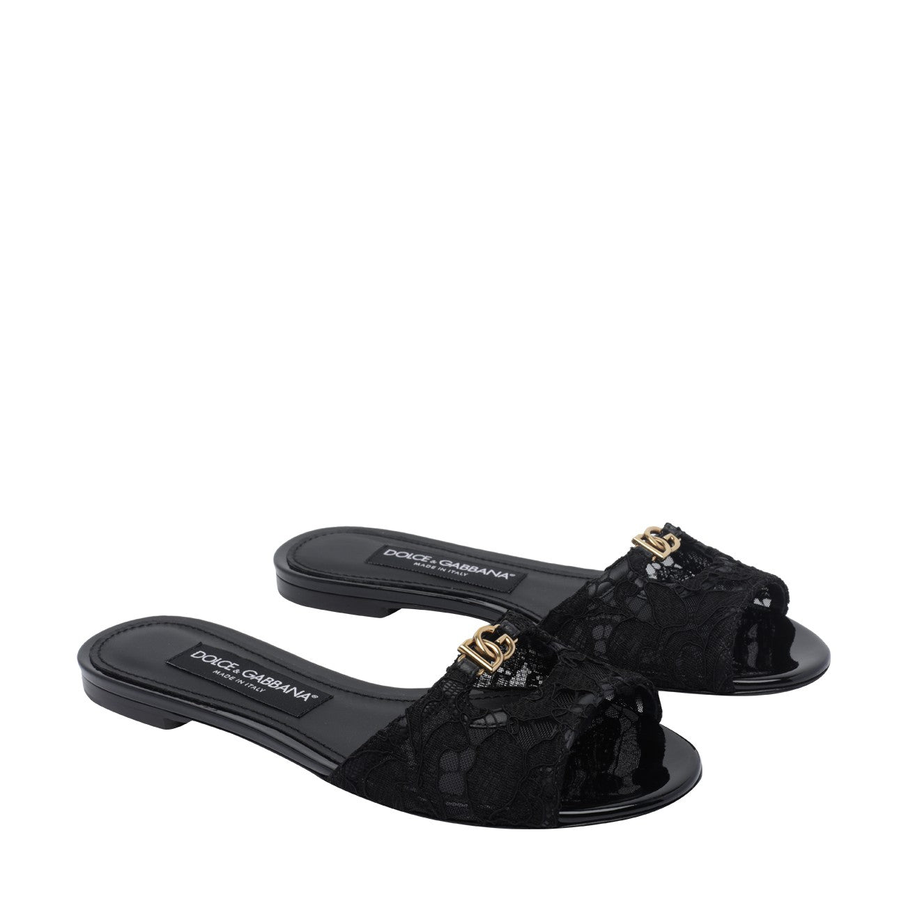 Dolce&Gabbana Women Lace Flat Sandals DOLCE & GABBANA