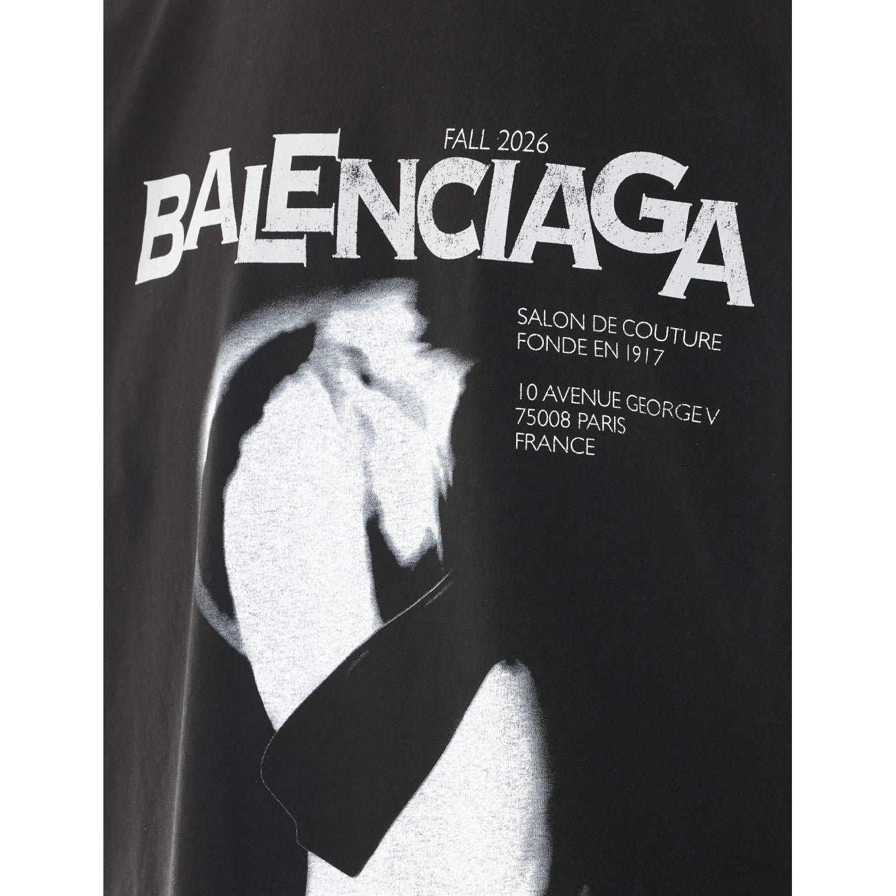 Balenciaga Men Lady In Shades Oversize T-Shirt BALENCIAGA