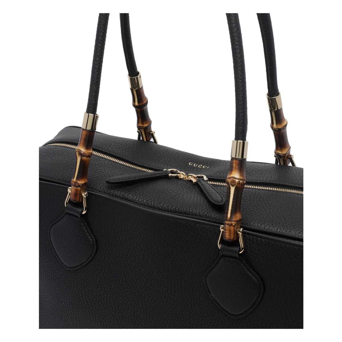 Gucci Women Large Boston Bag With Bamboo GUCCI