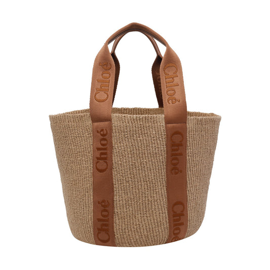 Chloe' Women Large Chloe' Woody Basket Bag CHLOE