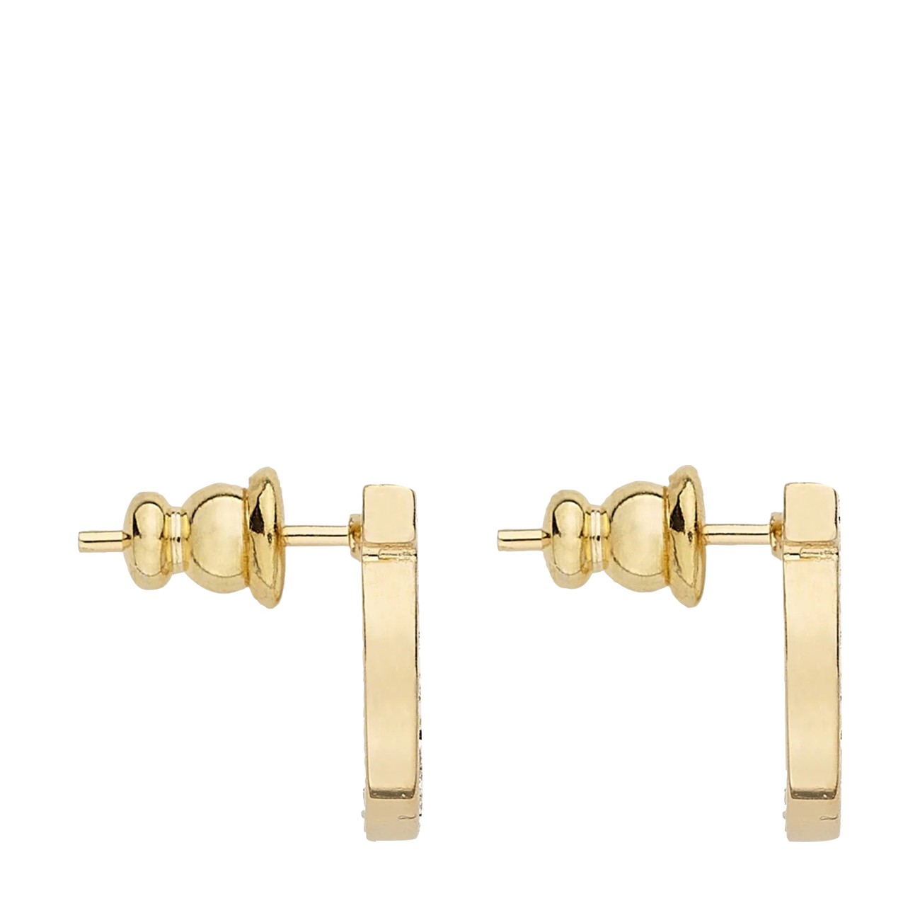 Ferragamo Women Large Crystals Gancini Earrings FERRAGAMO