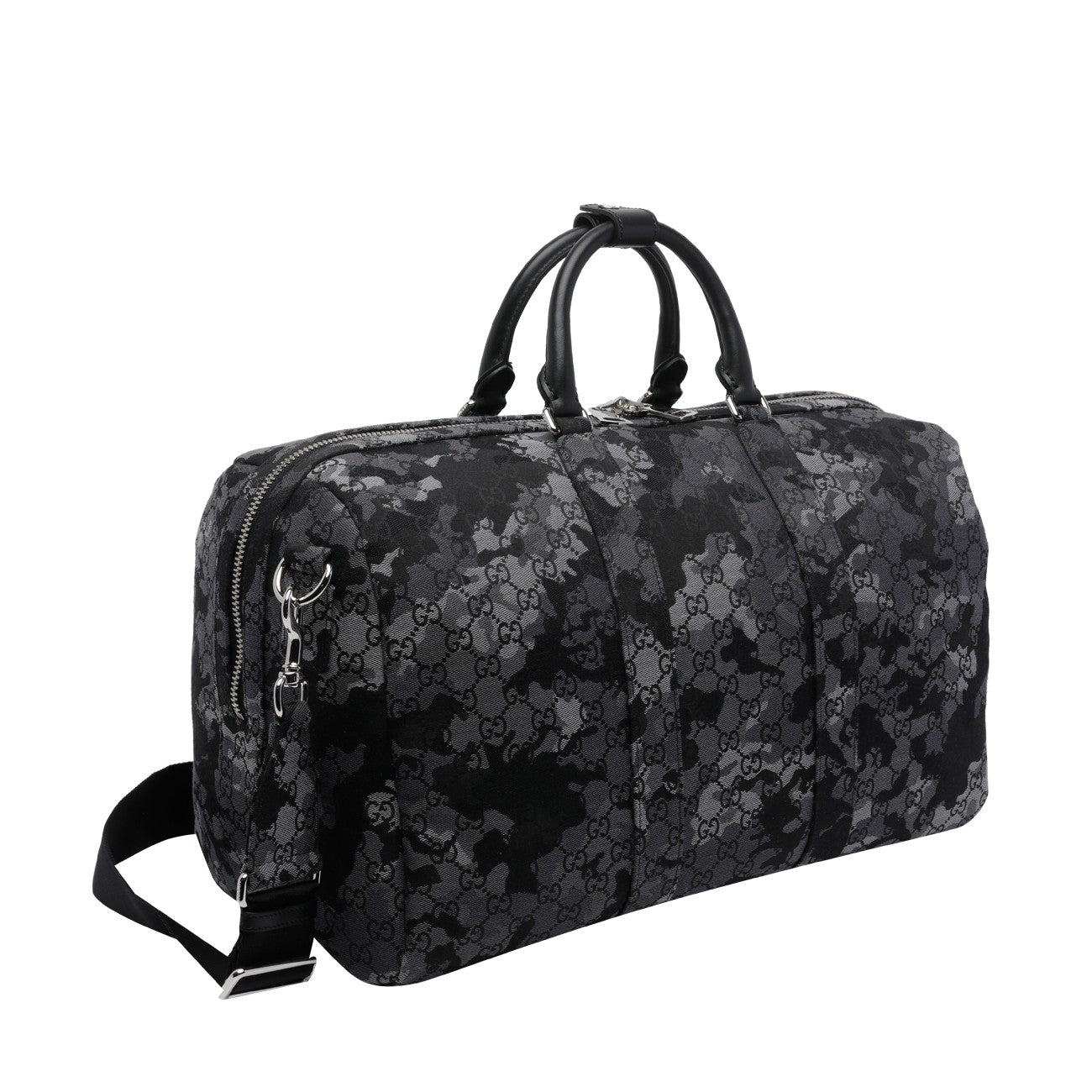 Gucci Men Large Gg Canvas Duffle Bag GUCCI