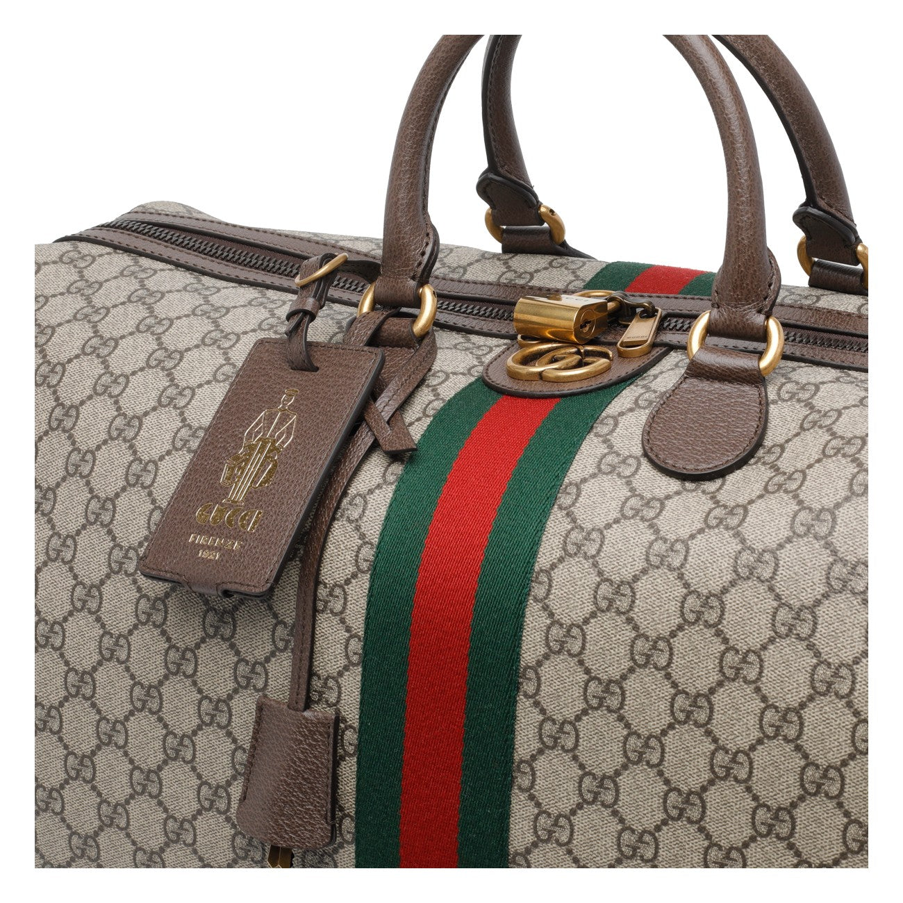 Gucci Men Large Gucci Savoy Duffle Bag GUCCI