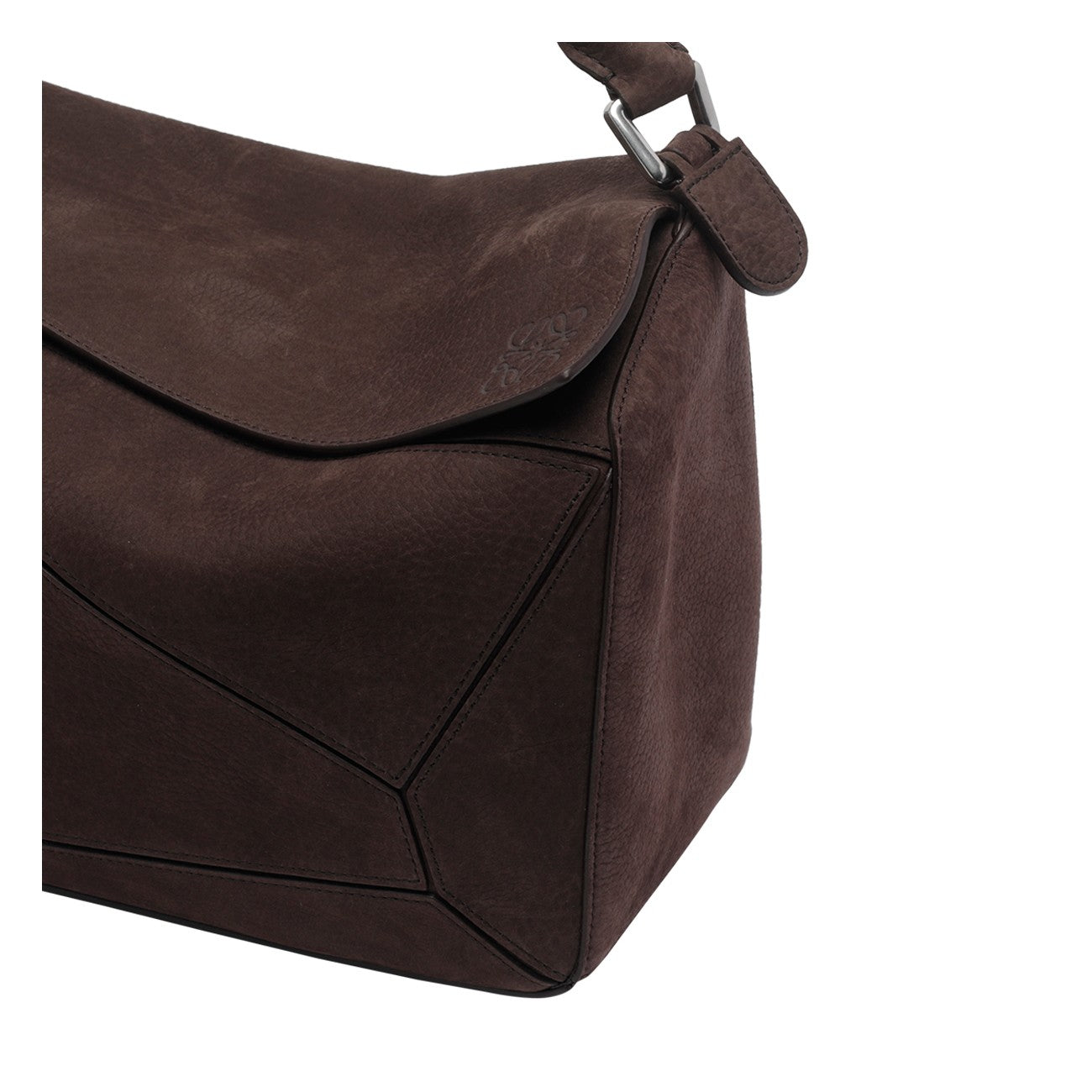 Loewe Men Large Nabuk Puzzle Handbag LOEWE