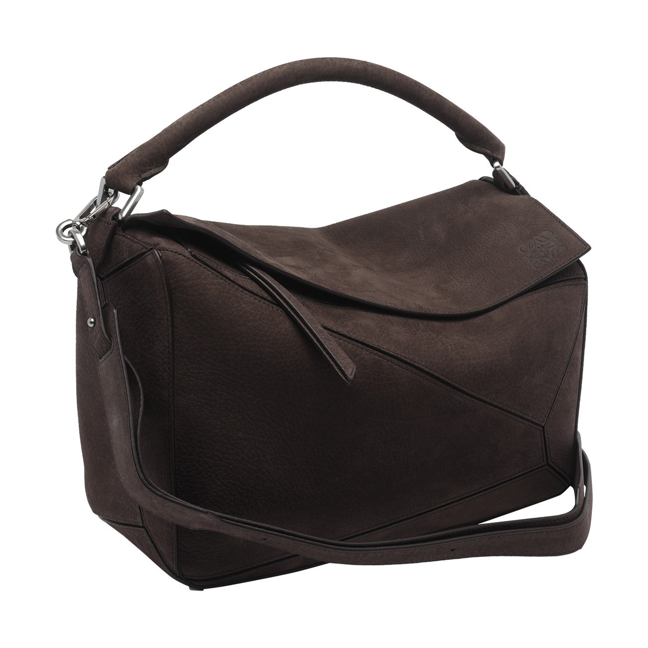 Loewe Men Large Nabuk Puzzle Handbag LOEWE