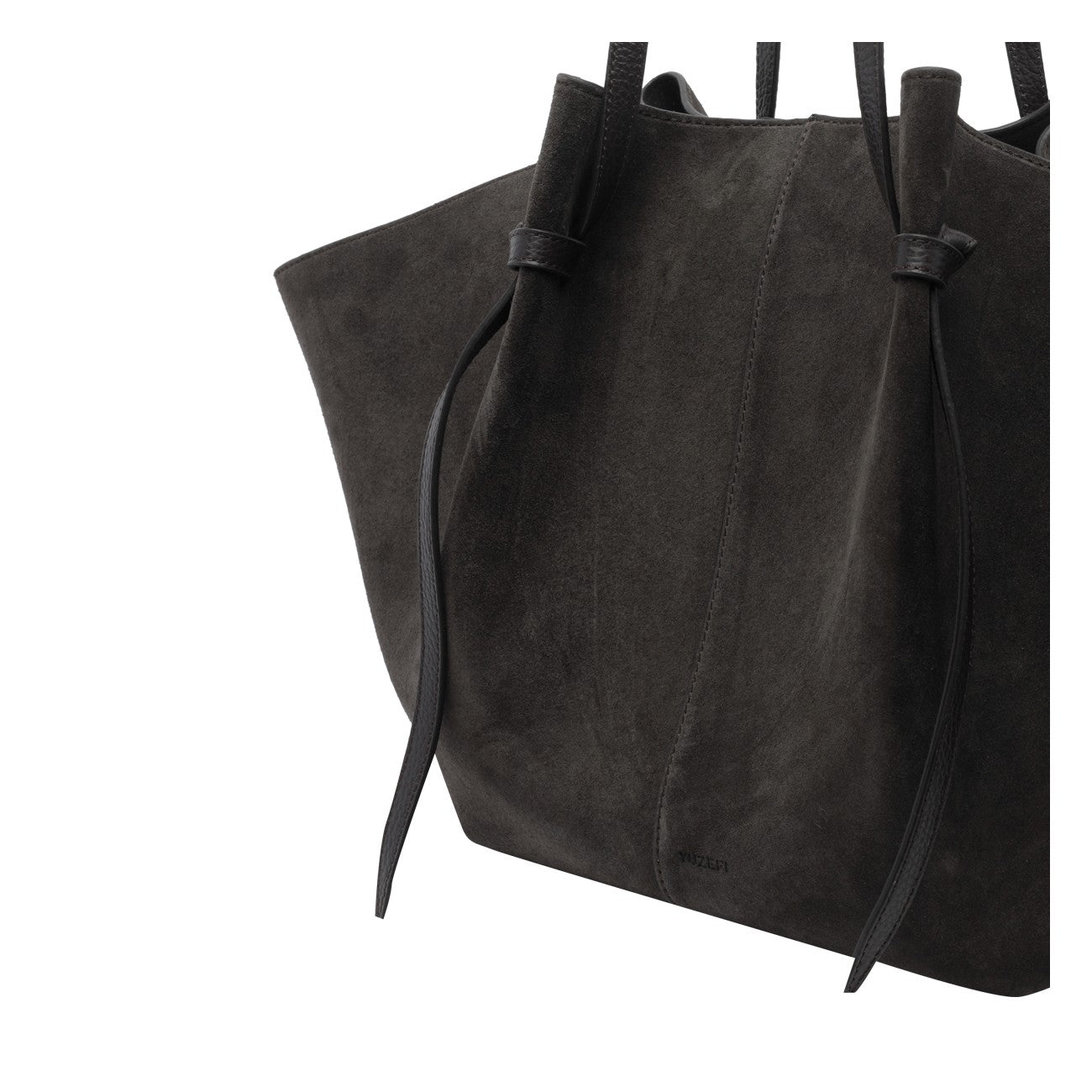 Yuzefi Women Large Suede Mochi Shoulder Bag YUZEFI