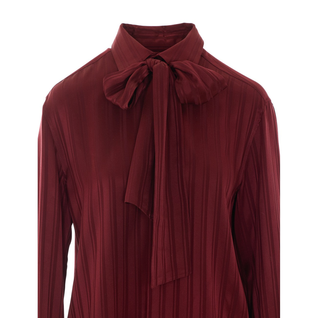 Saint Laurent Women Lavalliere Cassandre Shirt SAINT LAURENT